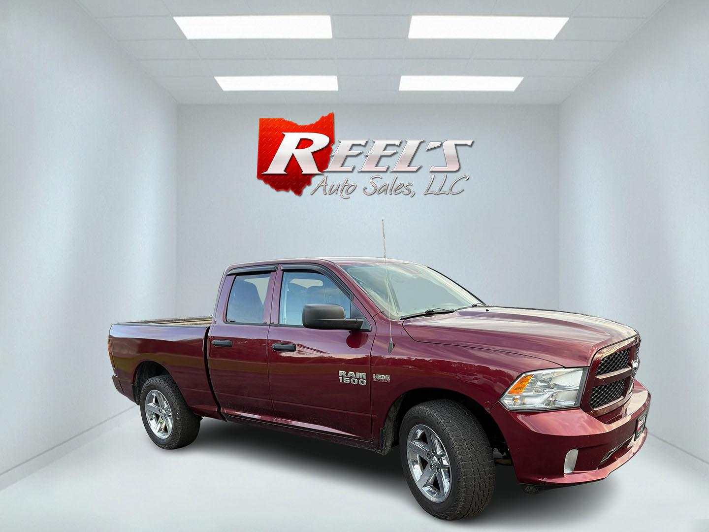 2016 Red /Black RAM 1500 Express Quad Cab 4WD (1C6RR7FT7GS) with an 5.7L V8 OHV 16V engine, Automatic transmission, located at 11115 Chardon Rd. , Chardon, OH, 44024, (440) 214-9705, 41.580246, -81.241943 - 2016 Ram 1500 Express Quad Cab 4WD – HEMI Power with Fresh Brakes and Solid Towing Capability If you need a full-size truck that is straightforward, capable, and ready to work, this 2016 Ram 1500 Express Quad Cab 4WD is a strong option. The 5.7L HEMI V8 and 8-speed automatic deliver dependable po- Photo#4