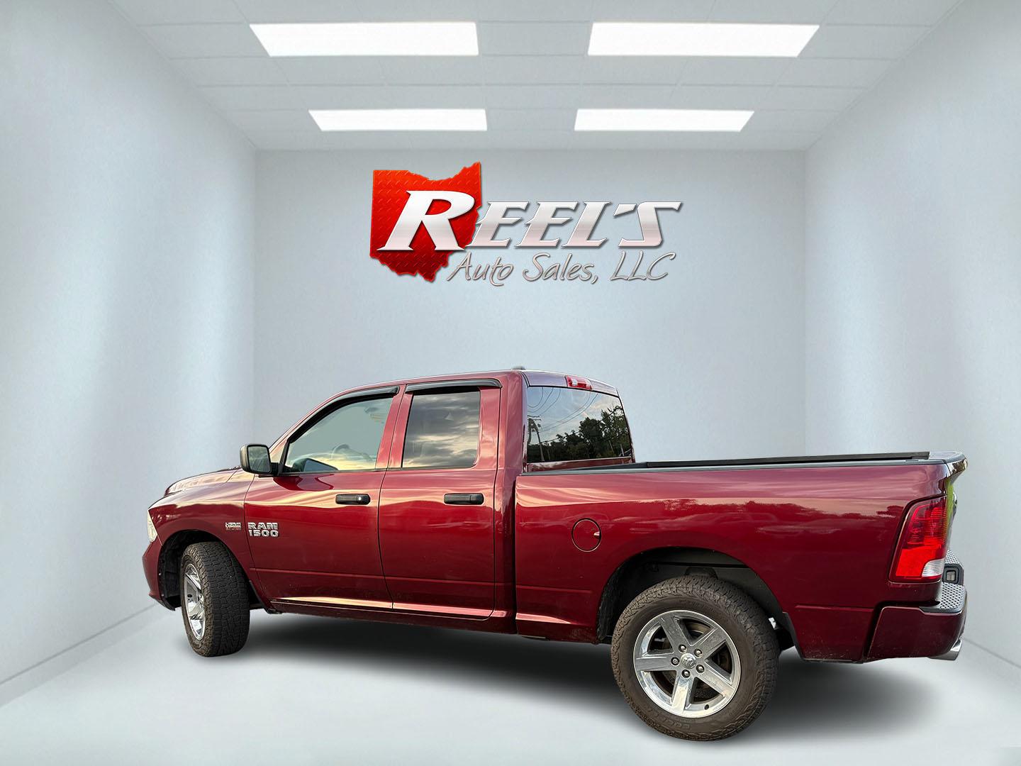 2016 Red /Black RAM 1500 Express Quad Cab 4WD (1C6RR7FT7GS) with an 5.7L V8 OHV 16V engine, Automatic transmission, located at 11115 Chardon Rd. , Chardon, OH, 44024, (440) 214-9705, 41.580246, -81.241943 - 2016 Ram 1500 Express Quad Cab 4WD – HEMI Power with Fresh Brakes and Solid Towing Capability If you need a full-size truck that is straightforward, capable, and ready to work, this 2016 Ram 1500 Express Quad Cab 4WD is a strong option. The 5.7L HEMI V8 and 8-speed automatic deliver dependable po- Photo#31