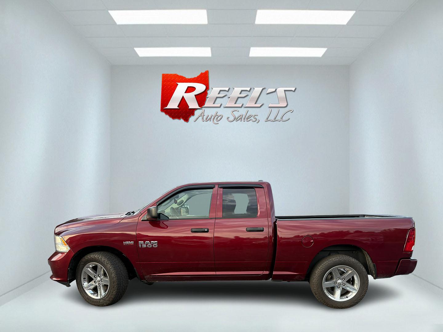 2016 Red /Black RAM 1500 Express Quad Cab 4WD (1C6RR7FT7GS) with an 5.7L V8 OHV 16V engine, Automatic transmission, located at 11115 Chardon Rd. , Chardon, OH, 44024, (440) 214-9705, 41.580246, -81.241943 - 2016 Ram 1500 Express Quad Cab 4WD – HEMI Power with Fresh Brakes and Solid Towing Capability If you need a full-size truck that is straightforward, capable, and ready to work, this 2016 Ram 1500 Express Quad Cab 4WD is a strong option. The 5.7L HEMI V8 and 8-speed automatic deliver dependable po- Photo#33
