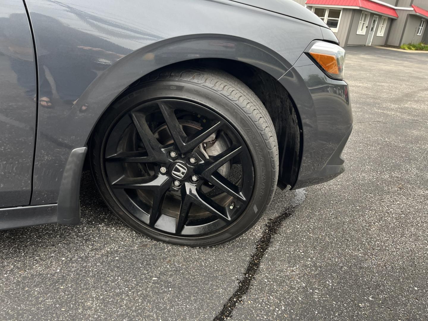 2024 Gray /Black Honda Civic Sport (2HGFE2F51RH) with an 2.0L I4 DOHC 16V engine, Automatc transmission, located at 11115 Chardon Rd. , Chardon, OH, 44024, (440) 214-9705, 41.580246, -81.241943 - 2024 Honda Civic Sport Sedan – Efficient, Current, and Easy to Live With If you want a compact sedan that feels new, efficient, and well equipped, this 2024 Honda Civic Sport is a strong option. The 2.0L engine delivers smooth everyday power and an impressive 40 MPG highway rating, while Sport an- Photo#5