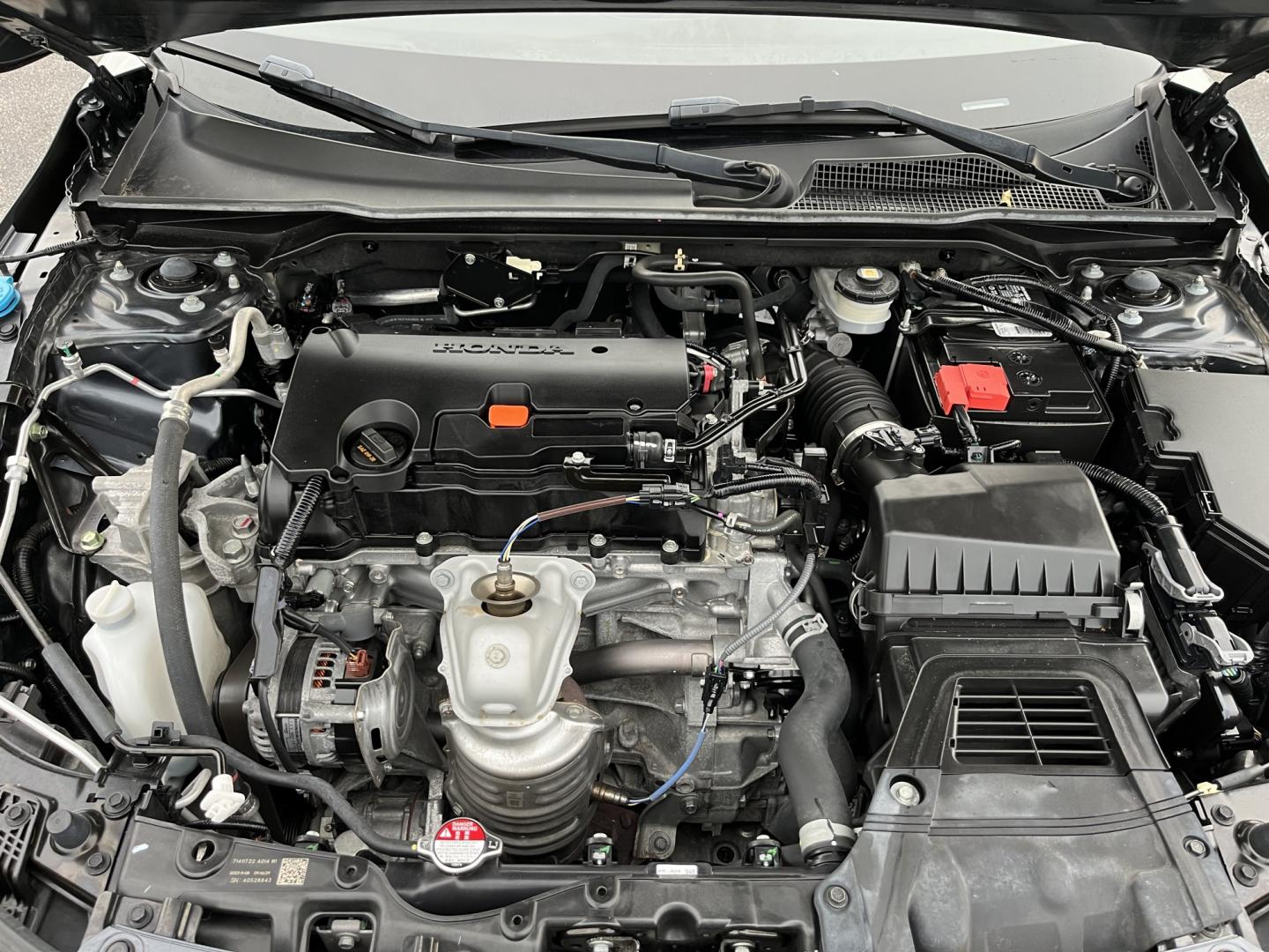 2024 Gray /Black Honda Civic Sport (2HGFE2F51RH) with an 2.0L I4 DOHC 16V engine, Automatc transmission, located at 11115 Chardon Rd. , Chardon, OH, 44024, (440) 214-9705, 41.580246, -81.241943 - 2024 Honda Civic Sport Sedan – Efficient, Current, and Easy to Live With If you want a compact sedan that feels new, efficient, and well equipped, this 2024 Honda Civic Sport is a strong option. The 2.0L engine delivers smooth everyday power and an impressive 40 MPG highway rating, while Sport an- Photo#14