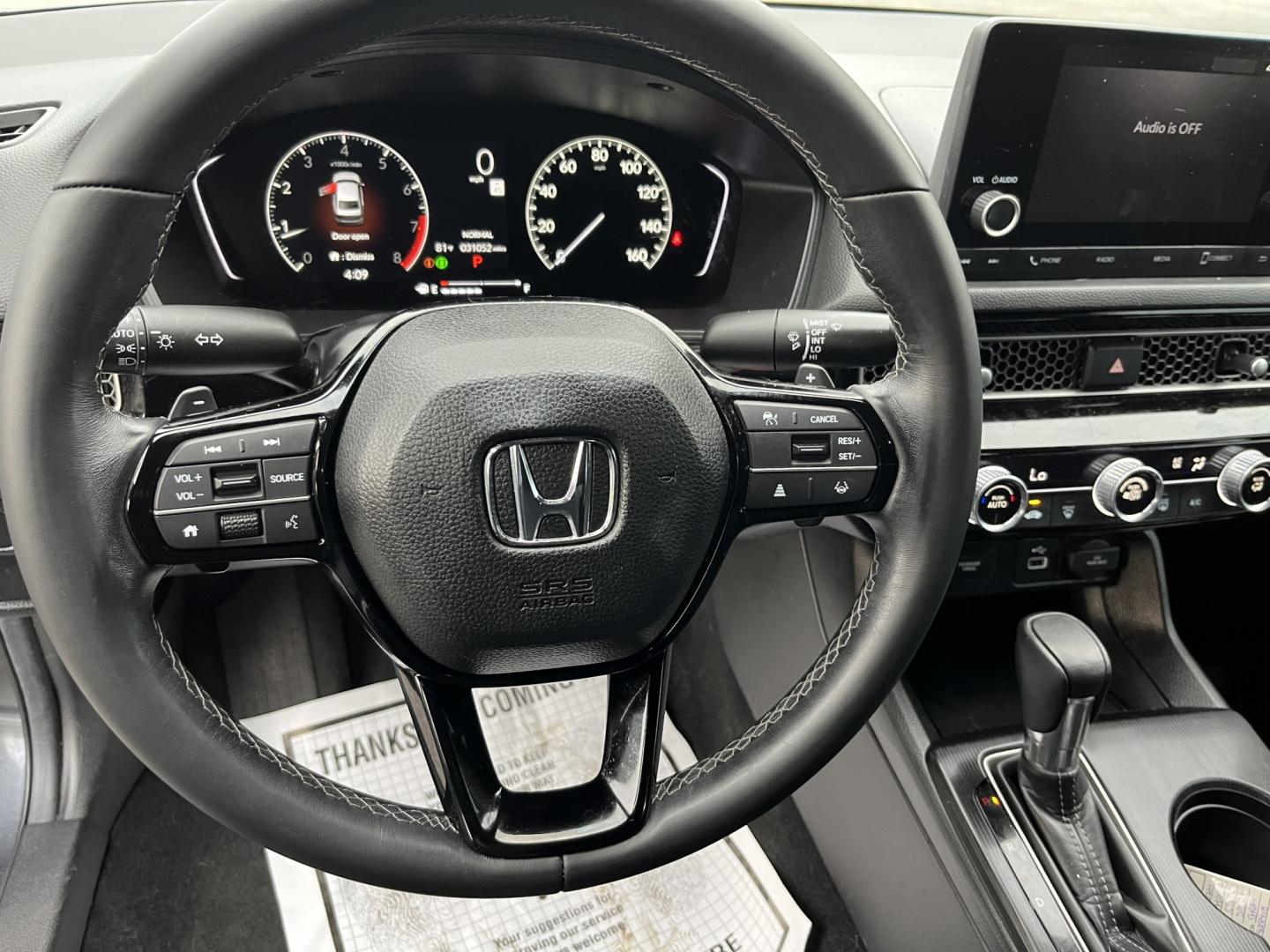 2024 Gray /Black Honda Civic Sport (2HGFE2F51RH) with an 2.0L I4 DOHC 16V engine, Automatc transmission, located at 11115 Chardon Rd. , Chardon, OH, 44024, (440) 214-9705, 41.580246, -81.241943 - 2024 Honda Civic Sport Sedan – Efficient, Current, and Easy to Live With If you want a compact sedan that feels new, efficient, and well equipped, this 2024 Honda Civic Sport is a strong option. The 2.0L engine delivers smooth everyday power and an impressive 40 MPG highway rating, while Sport an- Photo#19