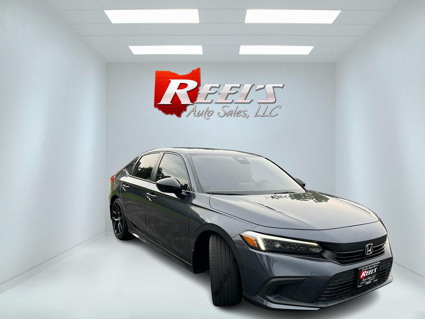 2024 Gray /Black Honda Civic Sport (2HGFE2F51RH) with an 2.0L I4 DOHC 16V engine, Automatc transmission, located at 11115 Chardon Rd. , Chardon, OH, 44024, (440) 214-9705, 41.580246, -81.241943 - 2024 Honda Civic Sport Sedan – Efficient, Current, and Easy to Live With If you want a compact sedan that feels new, efficient, and well equipped, this 2024 Honda Civic Sport is a strong option. The 2.0L engine delivers smooth everyday power and an impressive 40 MPG highway rating, while Sport an- Photo#3