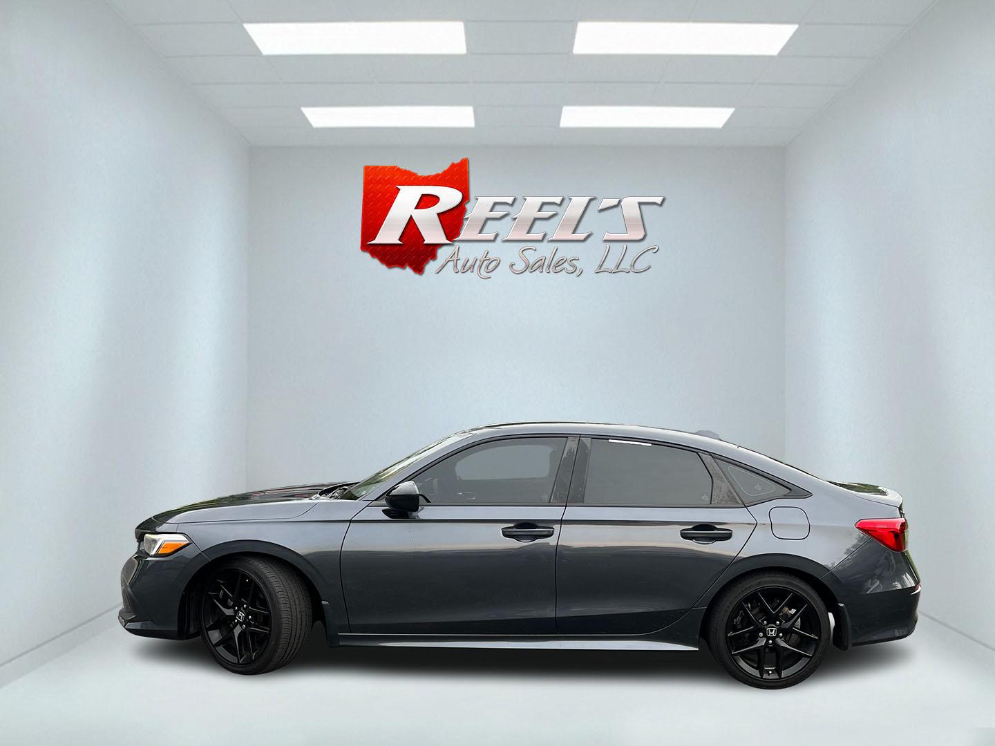 2024 Gray /Black Honda Civic Sport (2HGFE2F51RH) with an 2.0L I4 DOHC 16V engine, Automatc transmission, located at 11115 Chardon Rd. , Chardon, OH, 44024, (440) 214-9705, 41.580246, -81.241943 - 2024 Honda Civic Sport Sedan – Efficient, Current, and Easy to Live With If you want a compact sedan that feels new, efficient, and well equipped, this 2024 Honda Civic Sport is a strong option. The 2.0L engine delivers smooth everyday power and an impressive 40 MPG highway rating, while Sport an- Photo#12