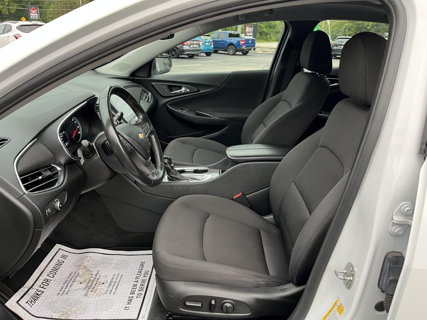 2021 White /Black Chevrolet Malibu LT (1G1ZD5ST7MF) with an 1.5L I4 DOHC 16V Turbo engine, Automatc transmission, located at 11115 Chardon Rd. , Chardon, OH, 44024, (440) 214-9705, 41.580246, -81.241943 - 2021 Chevrolet Malibu LT – Efficient Midsize Sedan with Redline Style and One-Owner History If you want a midsize sedan that looks sharper than a typical commuter car and still stays easy on fuel, this 2021 Chevrolet Malibu LT is a strong option. The 1.5L Turbocharged EcoTec engine delivers smoot- Photo#18