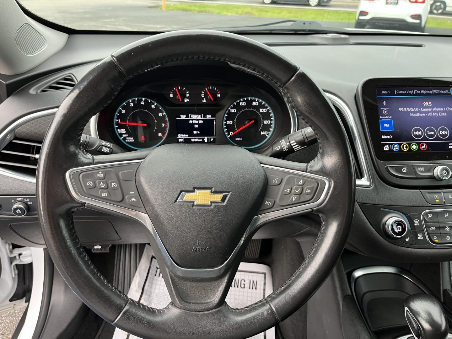 2021 White /Black Chevrolet Malibu LT (1G1ZD5ST7MF) with an 1.5L I4 DOHC 16V Turbo engine, Automatc transmission, located at 11115 Chardon Rd. , Chardon, OH, 44024, (440) 214-9705, 41.580246, -81.241943 - 2021 Chevrolet Malibu LT – Efficient Midsize Sedan with Redline Style and One-Owner History If you want a midsize sedan that looks sharper than a typical commuter car and still stays easy on fuel, this 2021 Chevrolet Malibu LT is a strong option. The 1.5L Turbocharged EcoTec engine delivers smoot- Photo#19