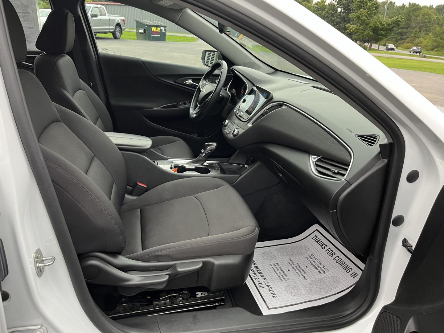 2021 White /Black Chevrolet Malibu LT (1G1ZD5ST7MF) with an 1.5L I4 DOHC 16V Turbo engine, Automatc transmission, located at 11115 Chardon Rd. , Chardon, OH, 44024, (440) 214-9705, 41.580246, -81.241943 - 2021 Chevrolet Malibu LT – Efficient Midsize Sedan with Redline Style and One-Owner History If you want a midsize sedan that looks sharper than a typical commuter car and still stays easy on fuel, this 2021 Chevrolet Malibu LT is a strong option. The 1.5L Turbocharged EcoTec engine delivers smoot- Photo#33