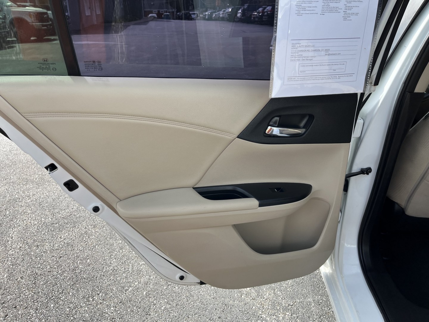 2017 White /Gray Honda Accord EX Sedan CVT (1HGCR2F7XHA) with an 2.4L I4 DOHC 16V engine, Automatic transmission, located at 11115 Chardon Rd. , Chardon, OH, 44024, (440) 214-9705, 41.580246, -81.241943 - 2017 Honda Accord EX – Efficient Midsize Comfort with Everyday Convenience If you want a midsize sedan that is easy to live with and still feels well equipped, this 2017 Honda Accord EX is a strong option. The reliable 2.4L K24 engine delivers smooth everyday power and an impressive 36 MPG highwa- Photo#28