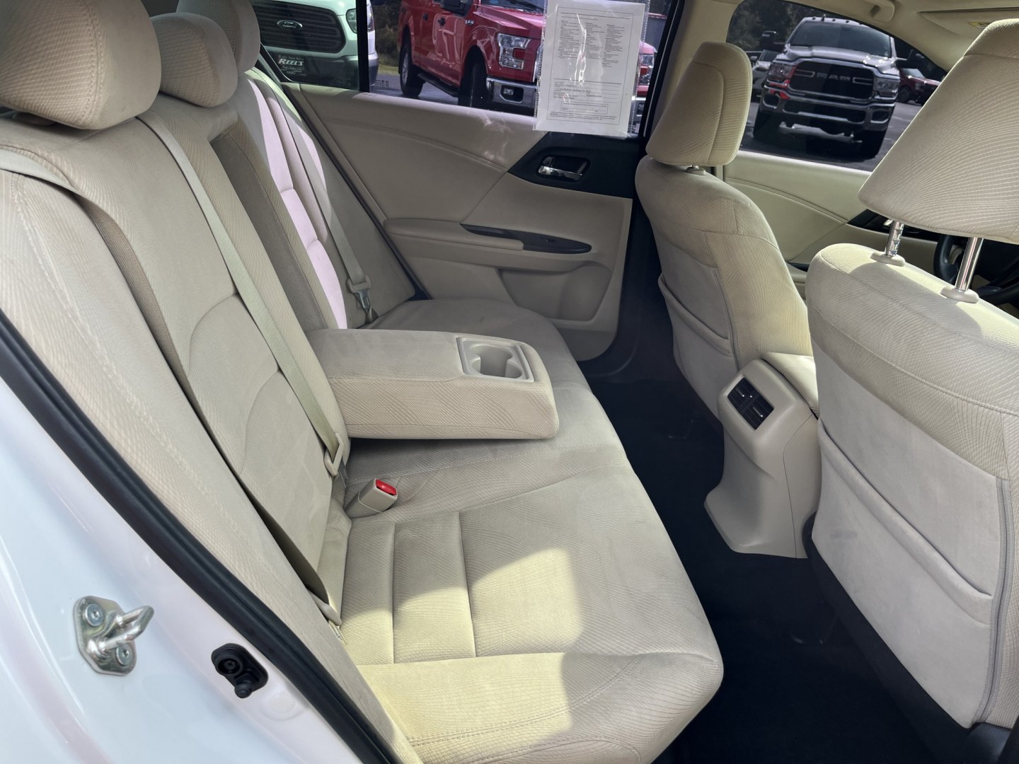 2017 White /Gray Honda Accord EX Sedan CVT (1HGCR2F7XHA) with an 2.4L I4 DOHC 16V engine, Automatic transmission, located at 11115 Chardon Rd. , Chardon, OH, 44024, (440) 214-9705, 41.580246, -81.241943 - 2017 Honda Accord EX – Efficient Midsize Comfort with Everyday Convenience If you want a midsize sedan that is easy to live with and still feels well equipped, this 2017 Honda Accord EX is a strong option. The reliable 2.4L K24 engine delivers smooth everyday power and an impressive 36 MPG highwa- Photo#32