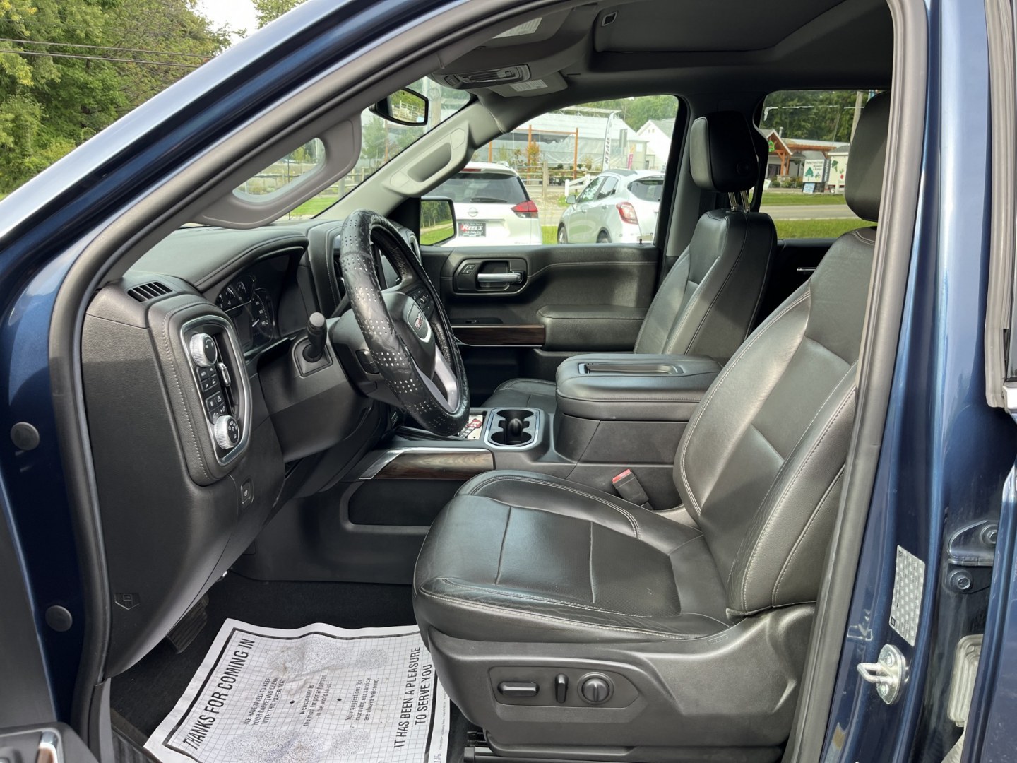 2019 Blue /Black GMC Sierra 1500 SLT Crew Cab 4WD (1GTU9DED4KZ) with an 5.3L V8 OHV 16V engine, Automatic transmission, located at 11115 Chardon Rd. , Chardon, OH, 44024, (440) 214-9705, 41.580246, -81.241943 - 2019 GMC Sierra 1500 SLT Crew Cab 4WD – Strong V8 Capability with Premium Comfort and One-Owner History If you want a full-size truck that can work hard and still feel well equipped, this 2019 GMC Sierra 1500 SLT Crew Cab 4WD is a strong option. The 5.3L EcoTec3 V8 and 8-speed automatic deliver d- Photo#20