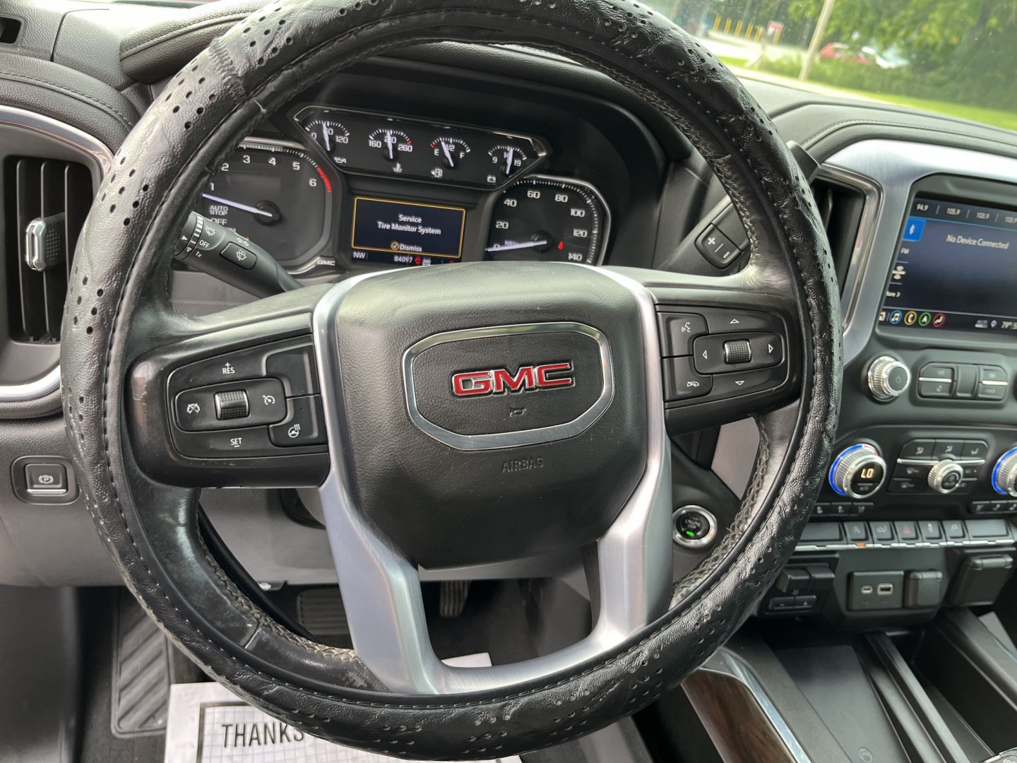 2019 Blue /Black GMC Sierra 1500 SLT Crew Cab 4WD (1GTU9DED4KZ) with an 5.3L V8 OHV 16V engine, Automatic transmission, located at 11115 Chardon Rd. , Chardon, OH, 44024, (440) 214-9705, 41.580246, -81.241943 - 2019 GMC Sierra 1500 SLT Crew Cab 4WD – Strong V8 Capability with Premium Comfort and One-Owner History If you want a full-size truck that can work hard and still feel well equipped, this 2019 GMC Sierra 1500 SLT Crew Cab 4WD is a strong option. The 5.3L EcoTec3 V8 and 8-speed automatic deliver d- Photo#22