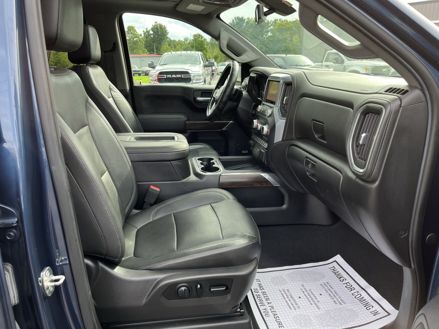 2019 Blue /Black GMC Sierra 1500 SLT Crew Cab 4WD (1GTU9DED4KZ) with an 5.3L V8 OHV 16V engine, Automatic transmission, located at 11115 Chardon Rd. , Chardon, OH, 44024, (440) 214-9705, 41.580246, -81.241943 - 2019 GMC Sierra 1500 SLT Crew Cab 4WD – Strong V8 Capability with Premium Comfort and One-Owner History If you want a full-size truck that can work hard and still feel well equipped, this 2019 GMC Sierra 1500 SLT Crew Cab 4WD is a strong option. The 5.3L EcoTec3 V8 and 8-speed automatic deliver d- Photo#36