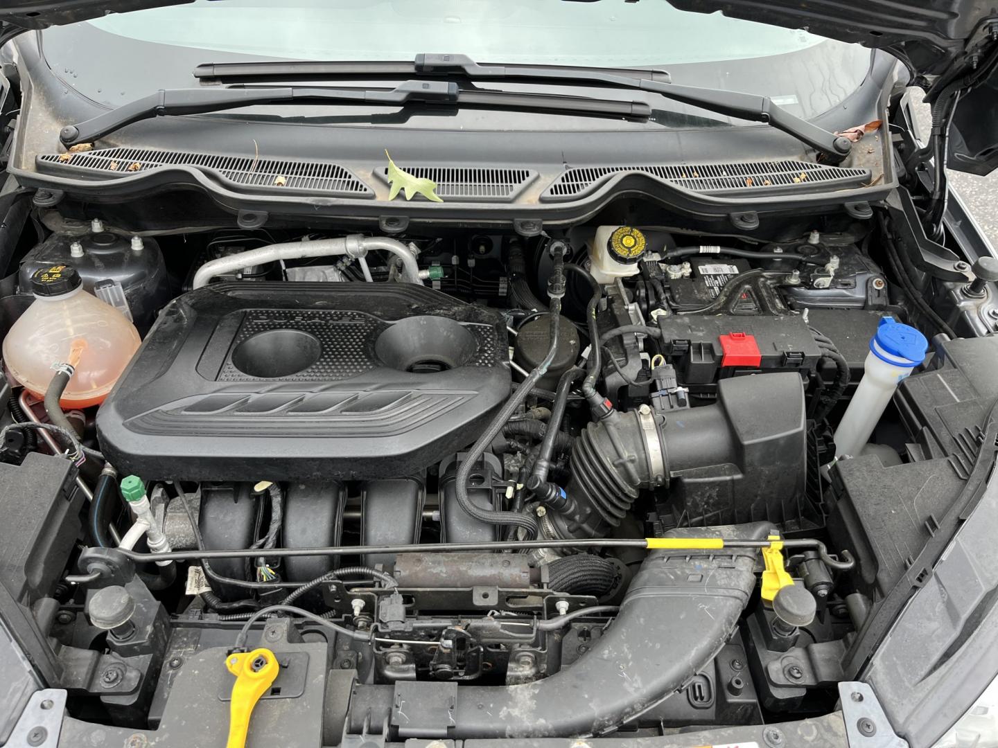 2021 Gray /Black Ford EcoSport SE AWD (MAJ6S3GLXMC) with an 2.0L I4 DOHC 16V engine, Automatc transmission, located at 11115 Chardon Rd. , Chardon, OH, 44024, (440) 214-9705, 41.580246, -81.241943 - 2021 Ford EcoSport SE 4WD – Compact Convenience with All-Weather Capability and One-Owner History If you want a smaller SUV that is easy to park and still useful year-round, this 2021 Ford EcoSport SE 4WD is a practical choice. The 2.0L Duratec engine and 6-speed automatic deliver smooth everyday- Photo#14