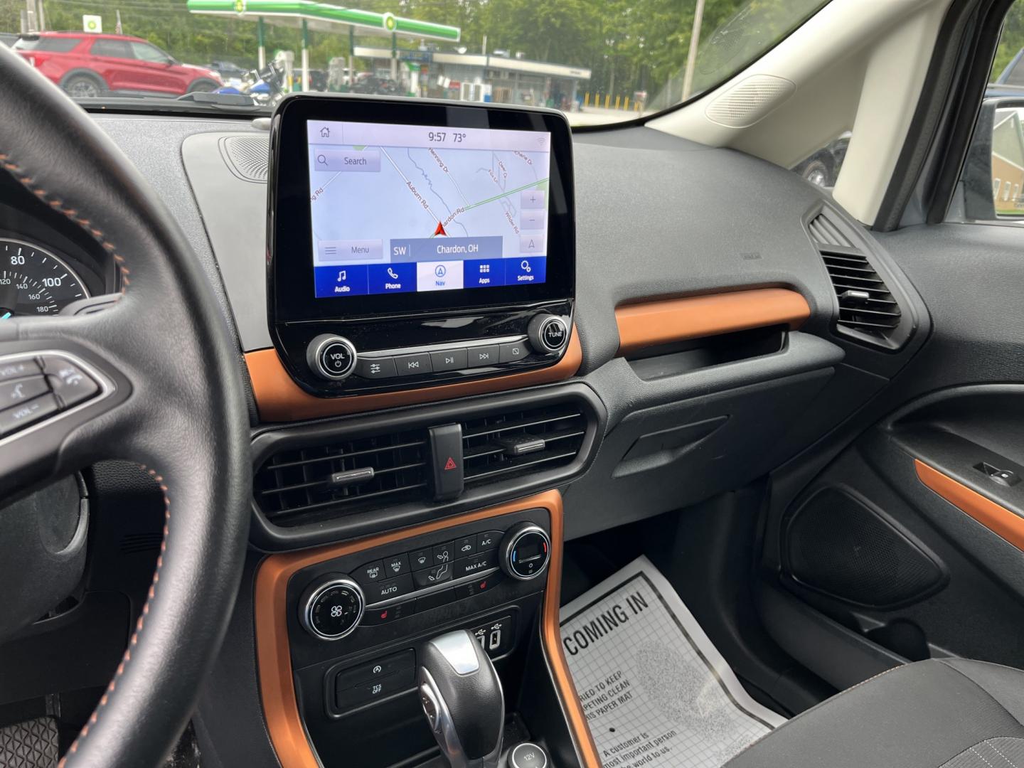 2021 Gray /Black Ford EcoSport SE AWD (MAJ6S3GLXMC) with an 2.0L I4 DOHC 16V engine, Automatc transmission, located at 11115 Chardon Rd. , Chardon, OH, 44024, (440) 214-9705, 41.580246, -81.241943 - 2021 Ford EcoSport SE 4WD – Compact Convenience with All-Weather Capability and One-Owner History If you want a smaller SUV that is easy to park and still useful year-round, this 2021 Ford EcoSport SE 4WD is a practical choice. The 2.0L Duratec engine and 6-speed automatic deliver smooth everyday- Photo#24
