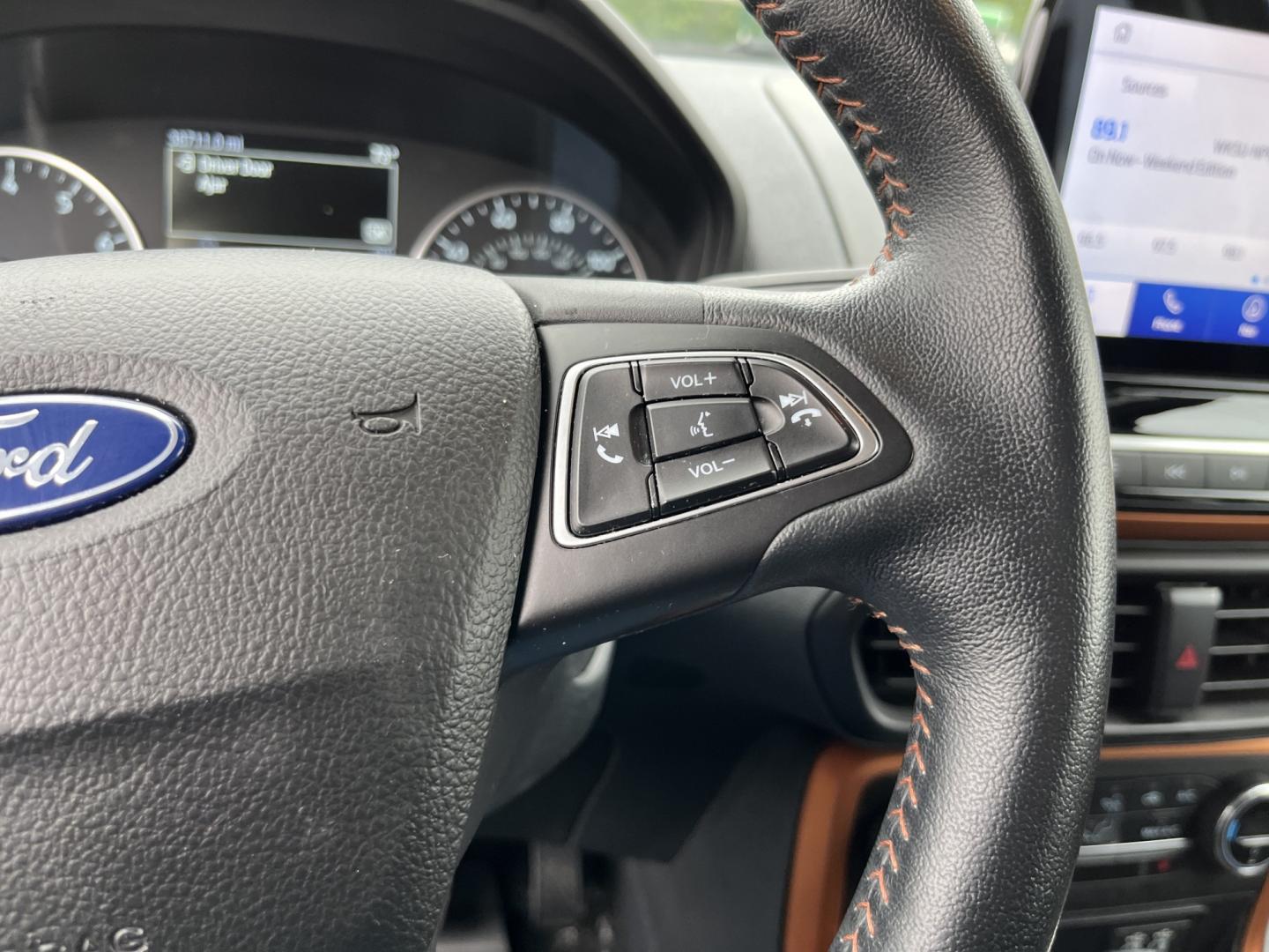 2021 Gray /Black Ford EcoSport SE AWD (MAJ6S3GLXMC) with an 2.0L I4 DOHC 16V engine, Automatc transmission, located at 11115 Chardon Rd. , Chardon, OH, 44024, (440) 214-9705, 41.580246, -81.241943 - 2021 Ford EcoSport SE 4WD – Compact Convenience with All-Weather Capability and One-Owner History If you want a smaller SUV that is easy to park and still useful year-round, this 2021 Ford EcoSport SE 4WD is a practical choice. The 2.0L Duratec engine and 6-speed automatic deliver smooth everyday- Photo#22