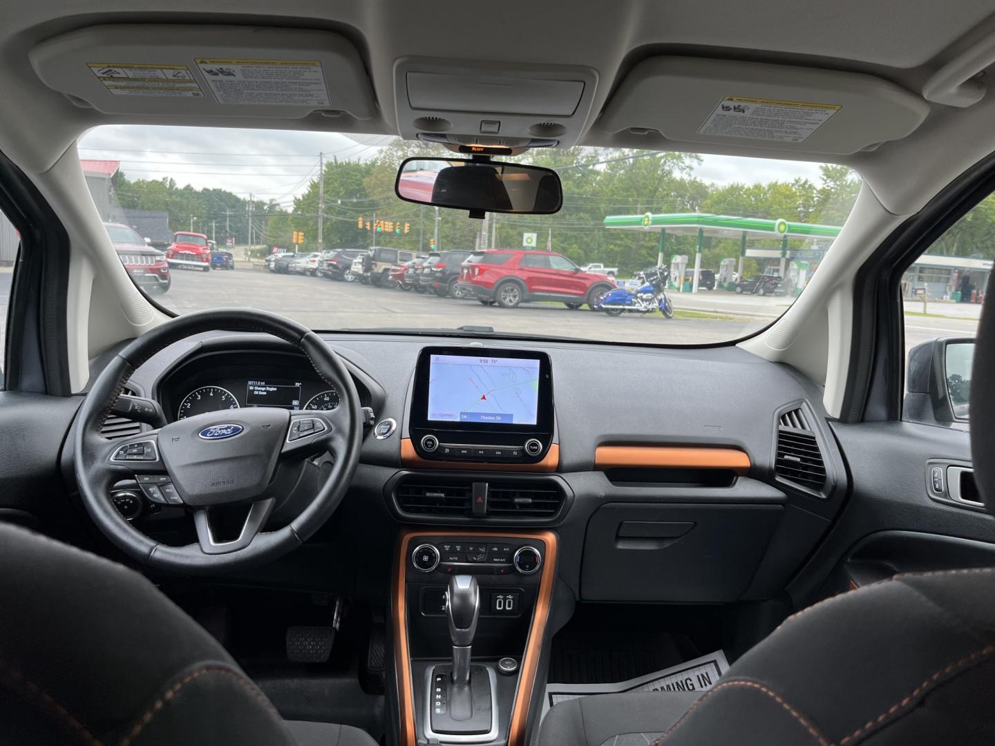 2021 Gray /Black Ford EcoSport SE AWD (MAJ6S3GLXMC) with an 2.0L I4 DOHC 16V engine, Automatc transmission, located at 11115 Chardon Rd. , Chardon, OH, 44024, (440) 214-9705, 41.580246, -81.241943 - 2021 Ford EcoSport SE 4WD – Compact Convenience with All-Weather Capability and One-Owner History If you want a smaller SUV that is easy to park and still useful year-round, this 2021 Ford EcoSport SE 4WD is a practical choice. The 2.0L Duratec engine and 6-speed automatic deliver smooth everyday- Photo#32