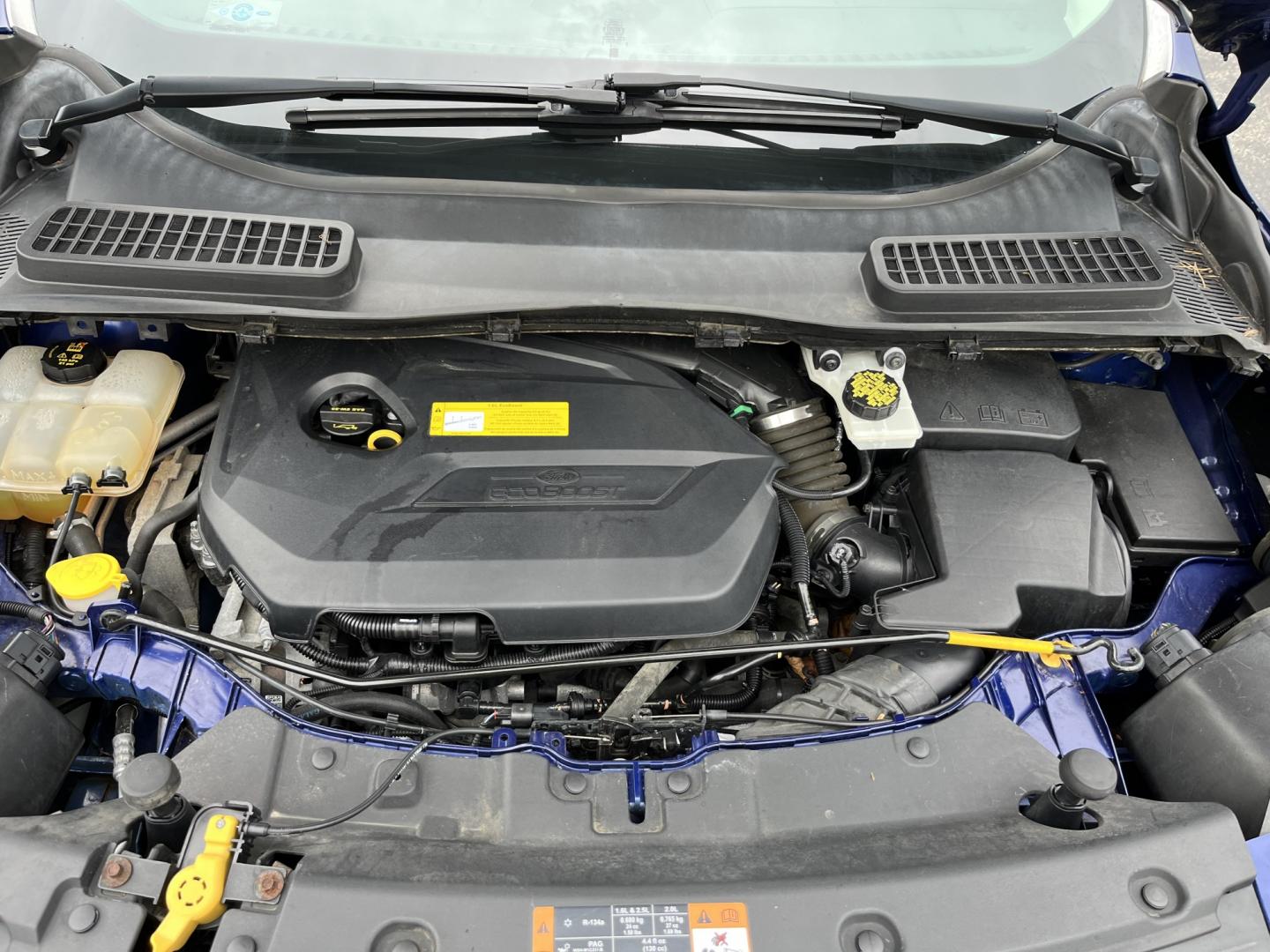 2016 Blue /Gray Ford Escape Titanium 4WD (1FMCU9JX3GU) with an 1.6L I4 DOHC 16V TURBO engine, Automatc transmission, located at 11115 Chardon Rd. , Chardon, OH, 44024, (440) 214-9705, 41.580246, -81.241943 - 2016 Ford Escape Titanium 4WD – Premium Compact SUV with Comfort and Everyday Convenience If you want a compact SUV that feels a step above a base model, this 2016 Ford Escape Titanium 4WD is a strong option. The 1.6L Turbocharged EcoBoost engine and 6-speed automatic deliver responsive power and- Photo#14