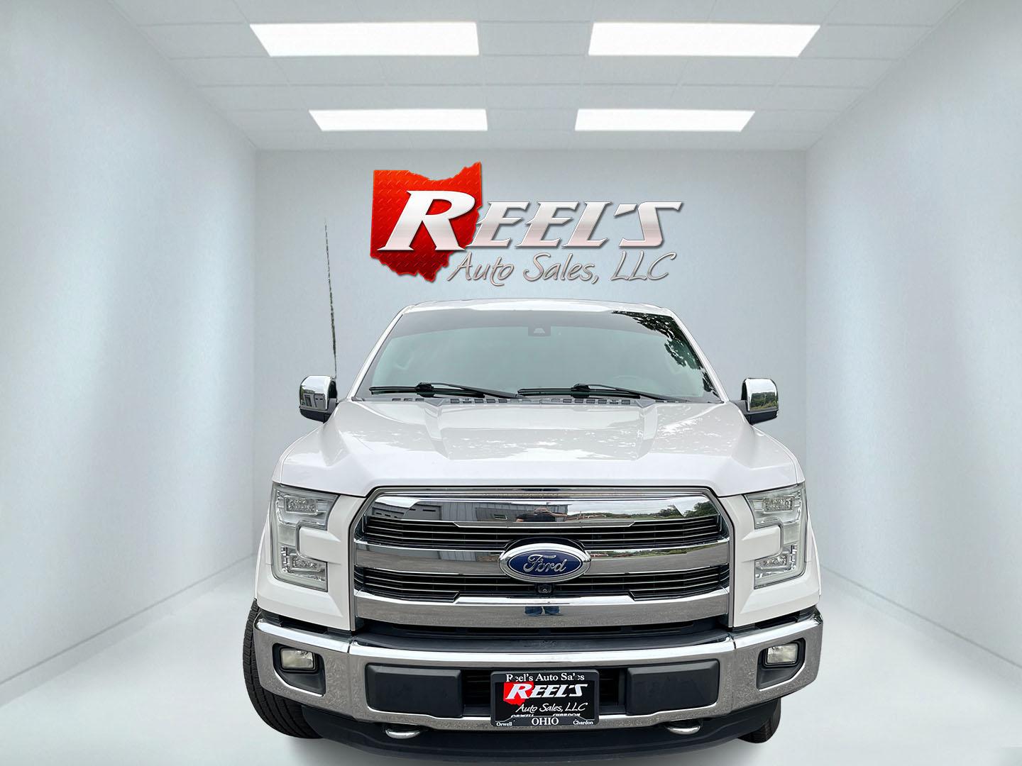 2015 White /Black Ford F-150 Lariat SuperCrew 5.5-ft. Bed 4WD (1FTEW1EG5FK) with an 3.5L V6 Twin Turbo engine, Automatc transmission, located at 11115 Chardon Rd. , Chardon, OH, 44024, (440) 214-9705, 41.580246, -81.241943 - 2015 Ford F-150 Lariat Crew Cab 4WD – Premium EcoBoost Power with Strong Towing Capability If you want an F-150 that feels well equipped and ready for real work, this 2015 Ford F-150 Lariat Crew Cab 4WD is a strong option. The 3.5L Twin-Turbo EcoBoost V6 and 6-speed automatic deliver dependable p- Photo#2