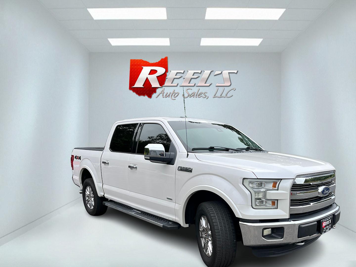2015 White /Black Ford F-150 Lariat SuperCrew 5.5-ft. Bed 4WD (1FTEW1EG5FK) with an 3.5L V6 Twin Turbo engine, Automatc transmission, located at 11115 Chardon Rd. , Chardon, OH, 44024, (440) 214-9705, 41.580246, -81.241943 - 2015 Ford F-150 Lariat Crew Cab 4WD – Premium EcoBoost Power with Strong Towing Capability If you want an F-150 that feels well equipped and ready for real work, this 2015 Ford F-150 Lariat Crew Cab 4WD is a strong option. The 3.5L Twin-Turbo EcoBoost V6 and 6-speed automatic deliver dependable p- Photo#3