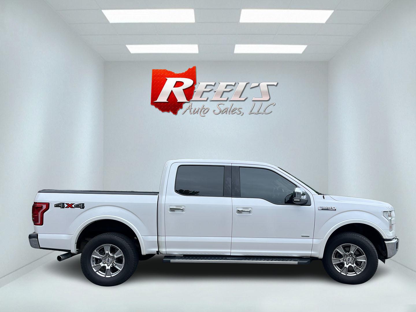 2015 White /Black Ford F-150 Lariat SuperCrew 5.5-ft. Bed 4WD (1FTEW1EG5FK) with an 3.5L V6 Twin Turbo engine, Automatc transmission, located at 11115 Chardon Rd. , Chardon, OH, 44024, (440) 214-9705, 41.580246, -81.241943 - 2015 Ford F-150 Lariat Crew Cab 4WD – Premium EcoBoost Power with Strong Towing Capability If you want an F-150 that feels well equipped and ready for real work, this 2015 Ford F-150 Lariat Crew Cab 4WD is a strong option. The 3.5L Twin-Turbo EcoBoost V6 and 6-speed automatic deliver dependable p- Photo#6
