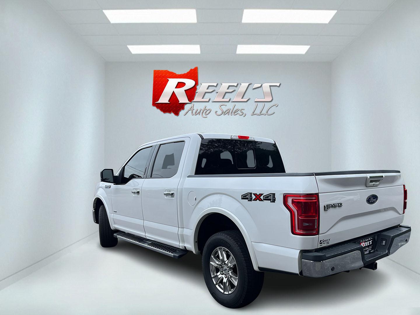 2015 White /Black Ford F-150 Lariat SuperCrew 5.5-ft. Bed 4WD (1FTEW1EG5FK) with an 3.5L V6 Twin Turbo engine, Automatc transmission, located at 11115 Chardon Rd. , Chardon, OH, 44024, (440) 214-9705, 41.580246, -81.241943 - 2015 Ford F-150 Lariat Crew Cab 4WD – Premium EcoBoost Power with Strong Towing Capability If you want an F-150 that feels well equipped and ready for real work, this 2015 Ford F-150 Lariat Crew Cab 4WD is a strong option. The 3.5L Twin-Turbo EcoBoost V6 and 6-speed automatic deliver dependable p- Photo#10