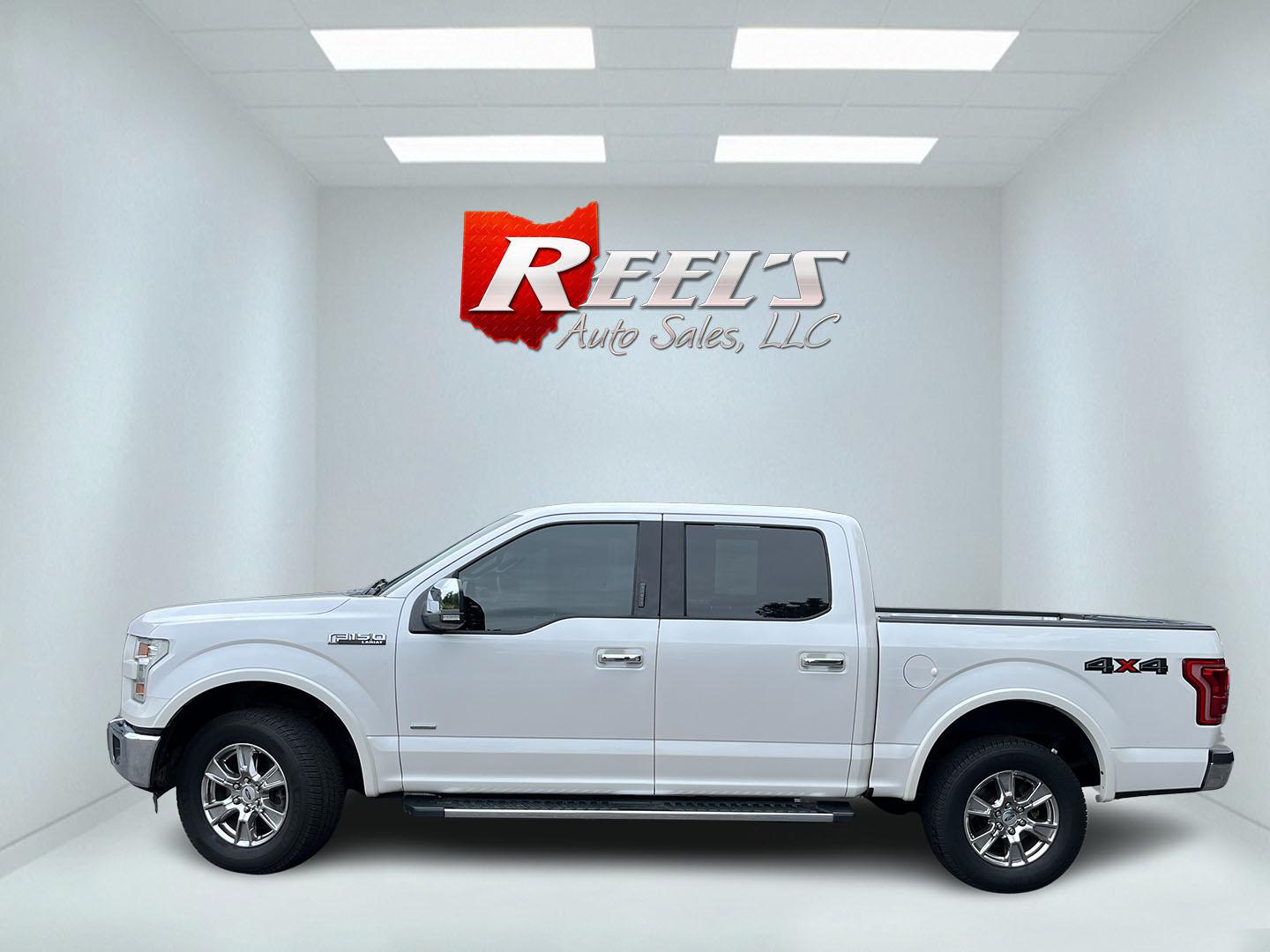 2015 White /Black Ford F-150 Lariat SuperCrew 5.5-ft. Bed 4WD (1FTEW1EG5FK) with an 3.5L V6 Twin Turbo engine, Automatc transmission, located at 11115 Chardon Rd. , Chardon, OH, 44024, (440) 214-9705, 41.580246, -81.241943 - 2015 Ford F-150 Lariat Crew Cab 4WD – Premium EcoBoost Power with Strong Towing Capability If you want an F-150 that feels well equipped and ready for real work, this 2015 Ford F-150 Lariat Crew Cab 4WD is a strong option. The 3.5L Twin-Turbo EcoBoost V6 and 6-speed automatic deliver dependable p- Photo#12