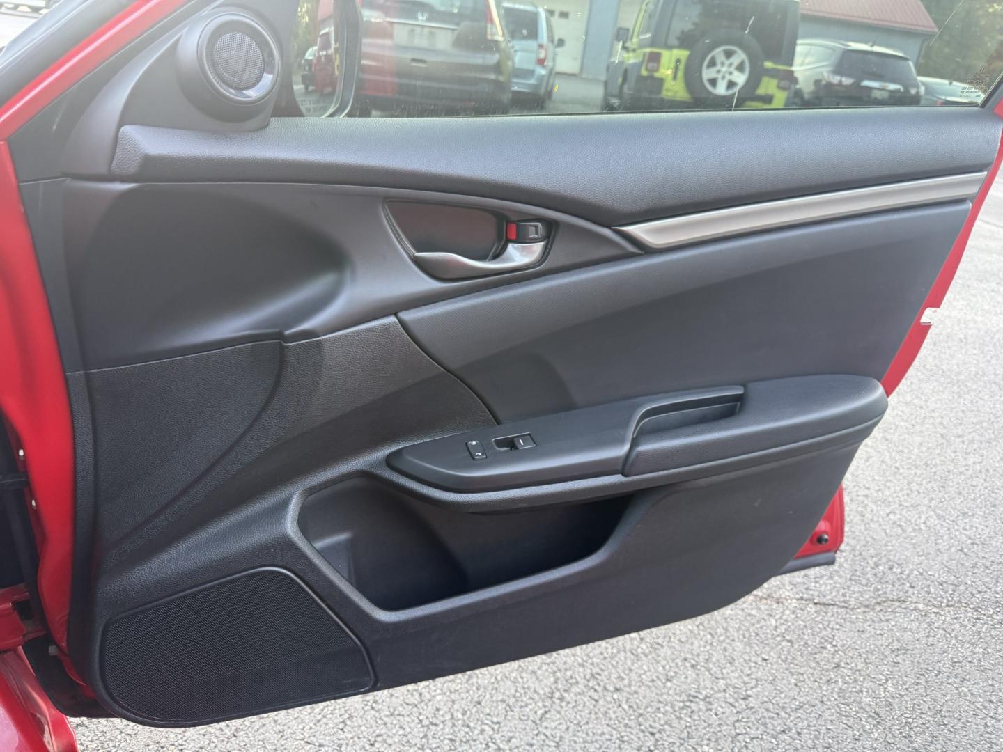 2021 Red /Black Honda Civic Sport Hatchback CVT (SHHFK7H42MU) with an 1.5L I4 16V DOHC TURBO engine, Automatic transmission, located at 547 E. Main St., Orwell, OH, 44076, (440) 437-5893, 41.535435, -80.847855 - 2021 Honda Civic Hatchback Sport – Efficient, Sporty, and Easy to Live With If you want a compact hatchback that feels current, efficient, and enjoyable to drive, this 2021 Honda Civic Hatchback Sport is a strong option. The 1.5L Turbocharged engine delivers responsive power and an impressive 40- Photo#36