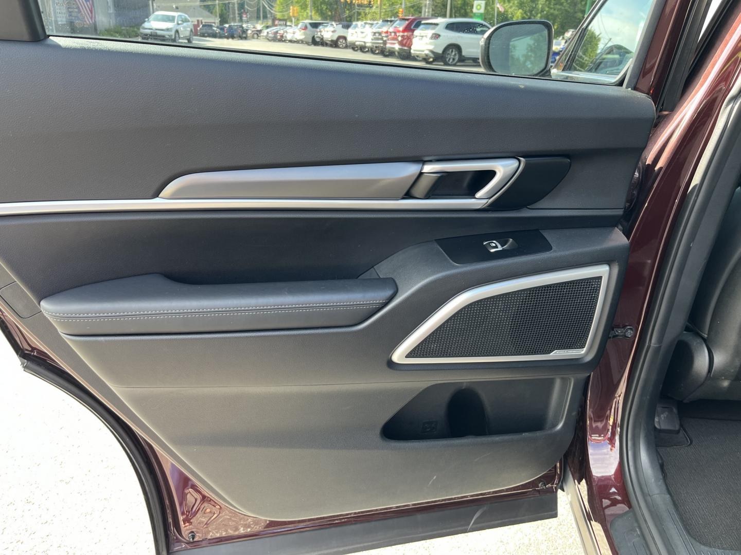 2020 Purple /Black Kia Telluride S AWD (5XYP6DHC3LG) with an 3.8L V6 DOHC 24V engine, Automatic transmission, located at 11115 Chardon Rd. , Chardon, OH, 44024, (440) 214-9705, 41.580246, -81.241943 - 2020 Kia Telluride S AWD – Family-Ready 3-Row SUV with Strong Features and One-Owner History If you need room for passengers and a more confident everyday drive, this 2020 Kia Telluride S AWD is a strong option. The 3.8L GDI V6 and 8-speed automatic deliver smooth power, while available AWD and a- Photo#27