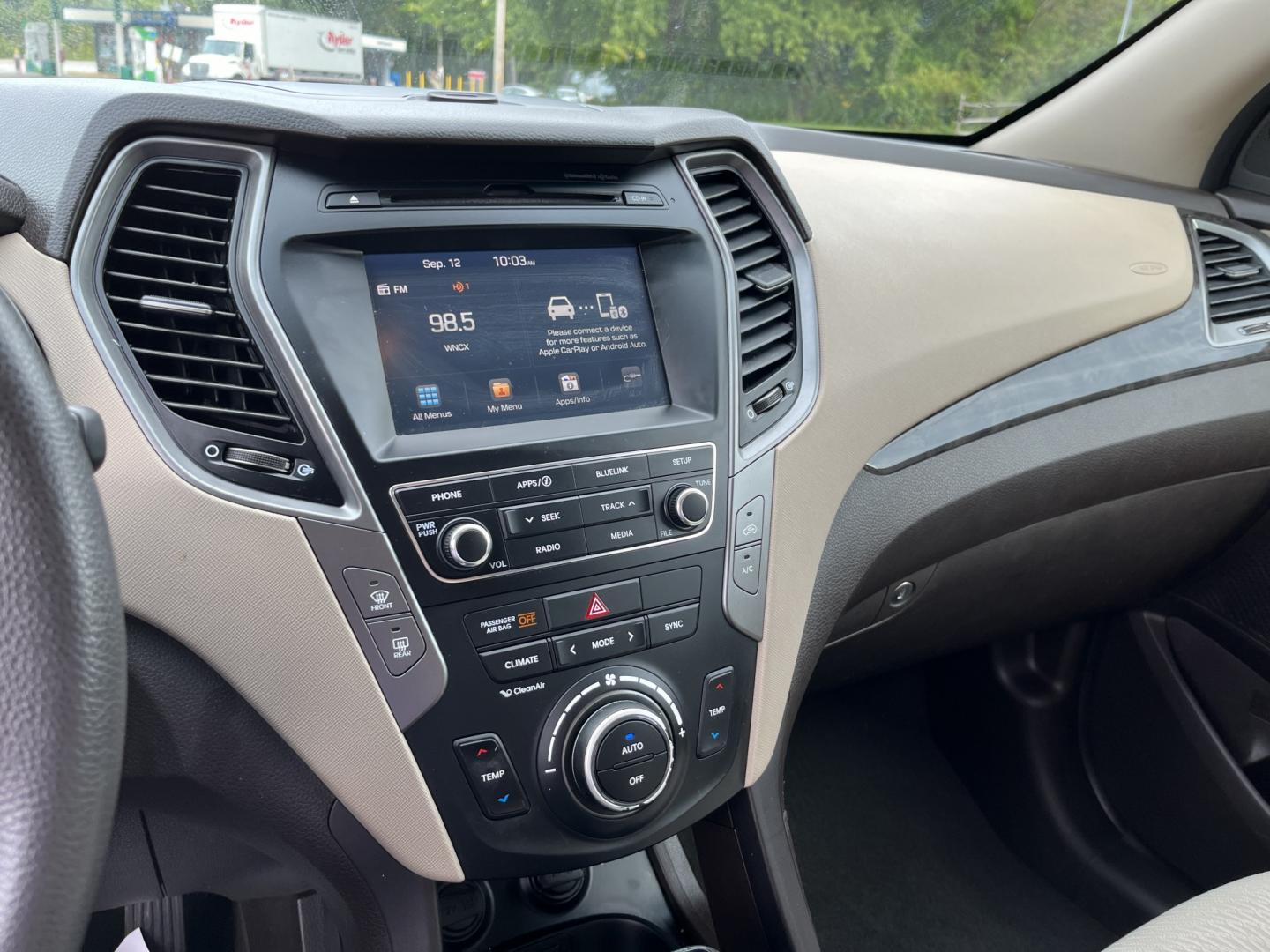 2017 Black /Tan Hyundai Santa Fe Sport 2.4 AWD (5NMZUDLB8HH) with an 2.4L I4 DOHC 16V engine, Automatc transmission, located at 11115 Chardon Rd. , Chardon, OH, 44024, (440) 214-9705, 41.580246, -81.241943 - 2017 Hyundai Santa Fe Sport AWD – Everyday Space with All-Weather Confidence Looking for a midsize SUV that stays useful without becoming complicated? This 2017 Hyundai Santa Fe Sport AWD is built for that kind of driving. The 2.4L GDI engine and 6-speed automatic give you smooth, dependable powe- Photo#22