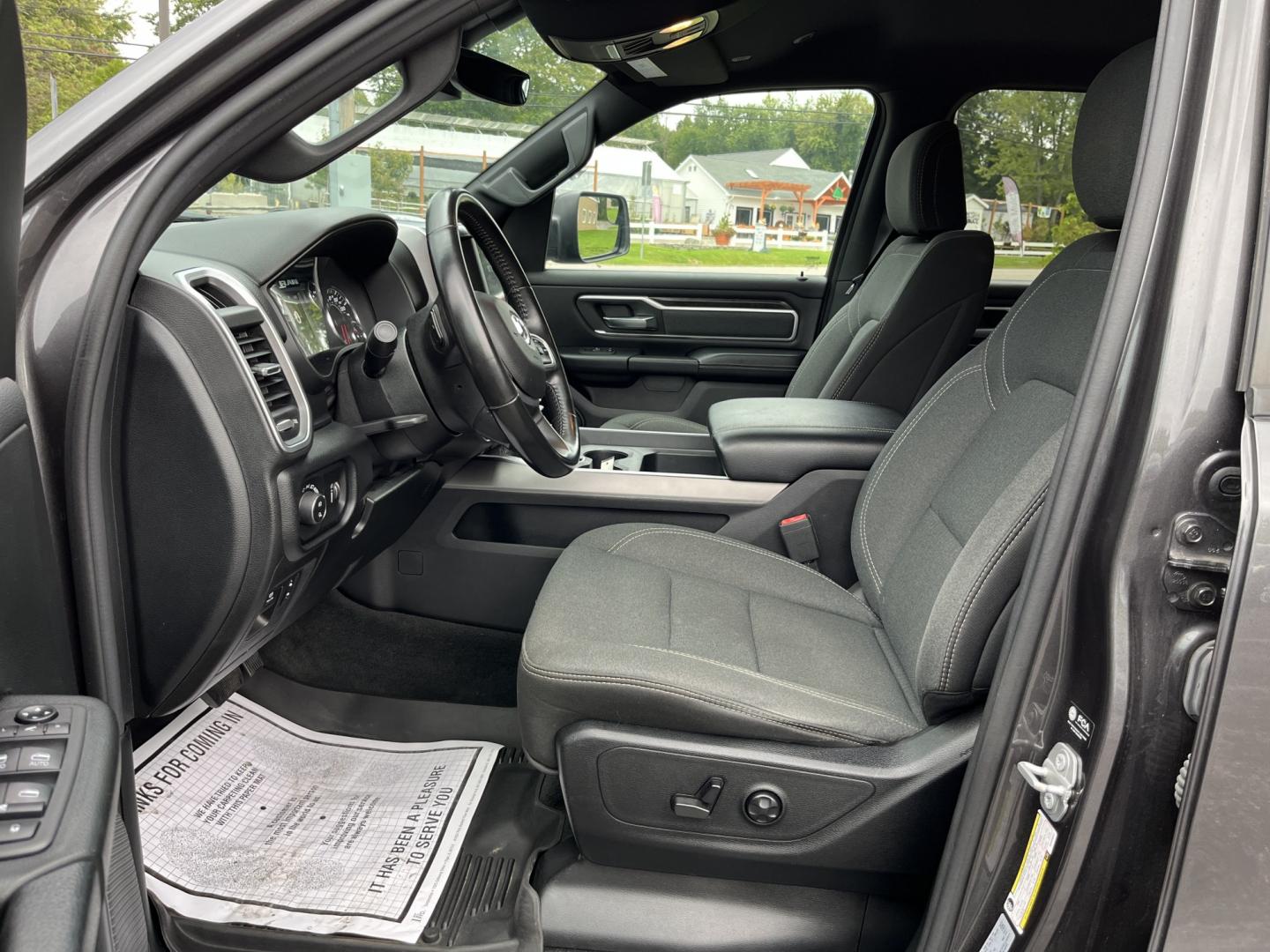 2021 Gray /Black RAM 1500 Big Horn Quad Cab 4WD (1C6SRFBT1MN) with an 5.7L V8 OHV 16V engine, Automatc transmission, located at 11115 Chardon Rd. , Chardon, OH, 44024, (440) 214-9705, 41.580246, -81.241943 - 2021 Ram 1500 Big Horn Quad Cab 4WD – HEMI Strength with Real Towing Capability This is a truck built to earn its keep. The 2021 Ram 1500 Big Horn Quad Cab 4WD pairs the proven 5.7L HEMI V8 with an 8-speed automatic, 3.21 gearing, and on-demand 4WD to deliver a strong 8,310 lb towing capacity. It- Photo#17