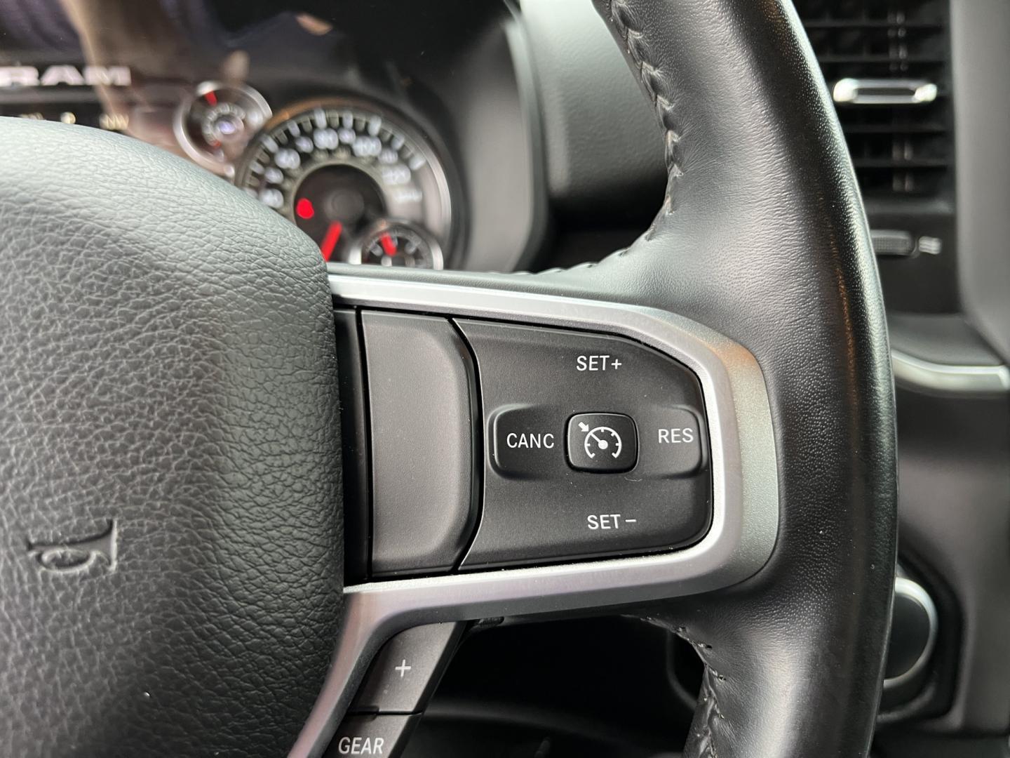 2021 Gray /Black RAM 1500 Big Horn Quad Cab 4WD (1C6SRFBT1MN) with an 5.7L V8 OHV 16V engine, Automatc transmission, located at 11115 Chardon Rd. , Chardon, OH, 44024, (440) 214-9705, 41.580246, -81.241943 - 2021 Ram 1500 Big Horn Quad Cab 4WD – HEMI Strength with Real Towing Capability This is a truck built to earn its keep. The 2021 Ram 1500 Big Horn Quad Cab 4WD pairs the proven 5.7L HEMI V8 with an 8-speed automatic, 3.21 gearing, and on-demand 4WD to deliver a strong 8,310 lb towing capacity. It- Photo#20