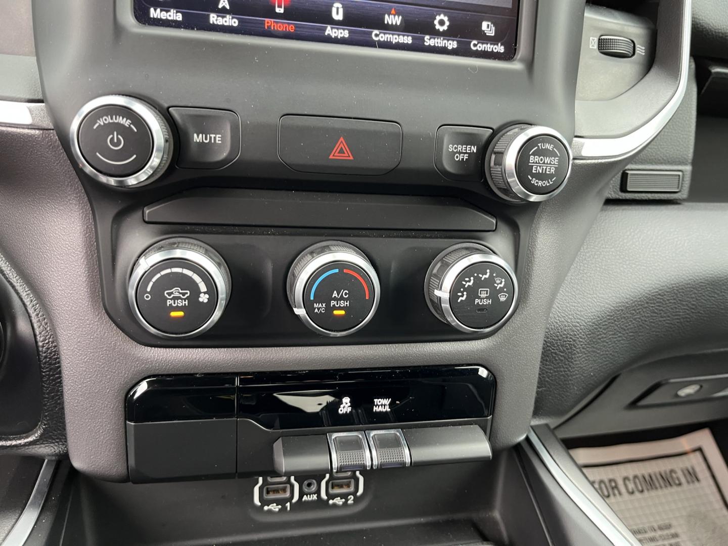 2021 Gray /Black RAM 1500 Big Horn Quad Cab 4WD (1C6SRFBT1MN) with an 5.7L V8 OHV 16V engine, Automatc transmission, located at 11115 Chardon Rd. , Chardon, OH, 44024, (440) 214-9705, 41.580246, -81.241943 - 2021 Ram 1500 Big Horn Quad Cab 4WD – HEMI Strength with Real Towing Capability This is a truck built to earn its keep. The 2021 Ram 1500 Big Horn Quad Cab 4WD pairs the proven 5.7L HEMI V8 with an 8-speed automatic, 3.21 gearing, and on-demand 4WD to deliver a strong 8,310 lb towing capacity. It- Photo#25