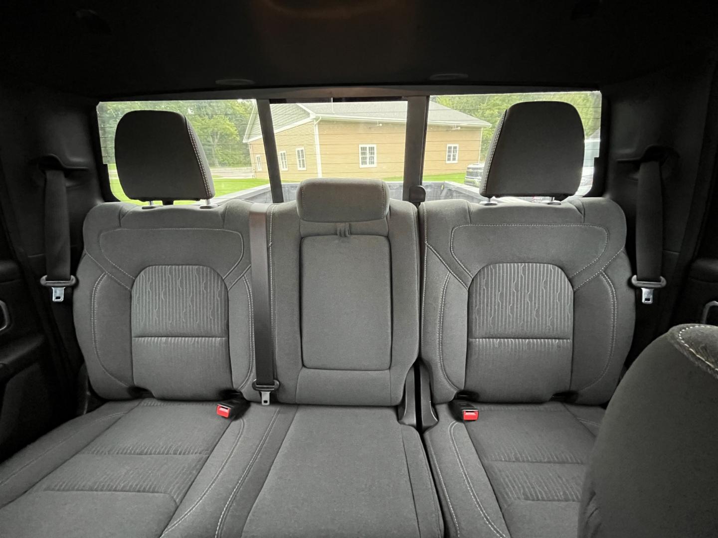 2021 Gray /Black RAM 1500 Big Horn Quad Cab 4WD (1C6SRFBT1MN) with an 5.7L V8 OHV 16V engine, Automatc transmission, located at 11115 Chardon Rd. , Chardon, OH, 44024, (440) 214-9705, 41.580246, -81.241943 - 2021 Ram 1500 Big Horn Quad Cab 4WD – HEMI Strength with Real Towing Capability This is a truck built to earn its keep. The 2021 Ram 1500 Big Horn Quad Cab 4WD pairs the proven 5.7L HEMI V8 with an 8-speed automatic, 3.21 gearing, and on-demand 4WD to deliver a strong 8,310 lb towing capacity. It- Photo#27