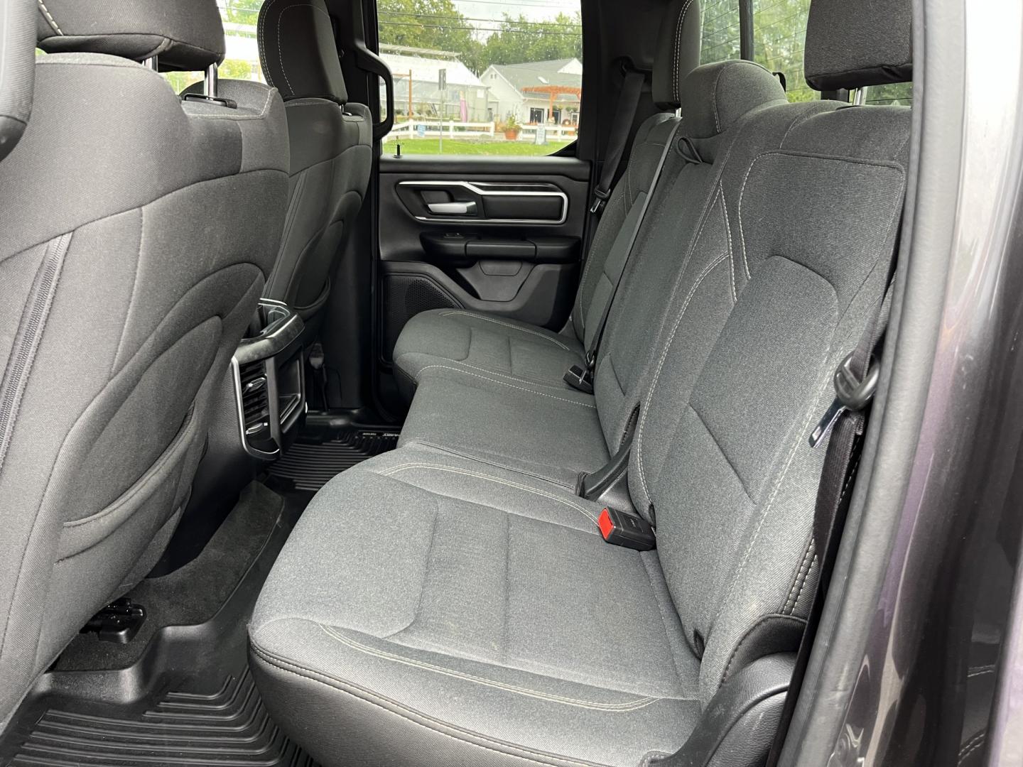 2021 Gray /Black RAM 1500 Big Horn Quad Cab 4WD (1C6SRFBT1MN) with an 5.7L V8 OHV 16V engine, Automatc transmission, located at 11115 Chardon Rd. , Chardon, OH, 44024, (440) 214-9705, 41.580246, -81.241943 - 2021 Ram 1500 Big Horn Quad Cab 4WD – HEMI Strength with Real Towing Capability This is a truck built to earn its keep. The 2021 Ram 1500 Big Horn Quad Cab 4WD pairs the proven 5.7L HEMI V8 with an 8-speed automatic, 3.21 gearing, and on-demand 4WD to deliver a strong 8,310 lb towing capacity. It- Photo#29