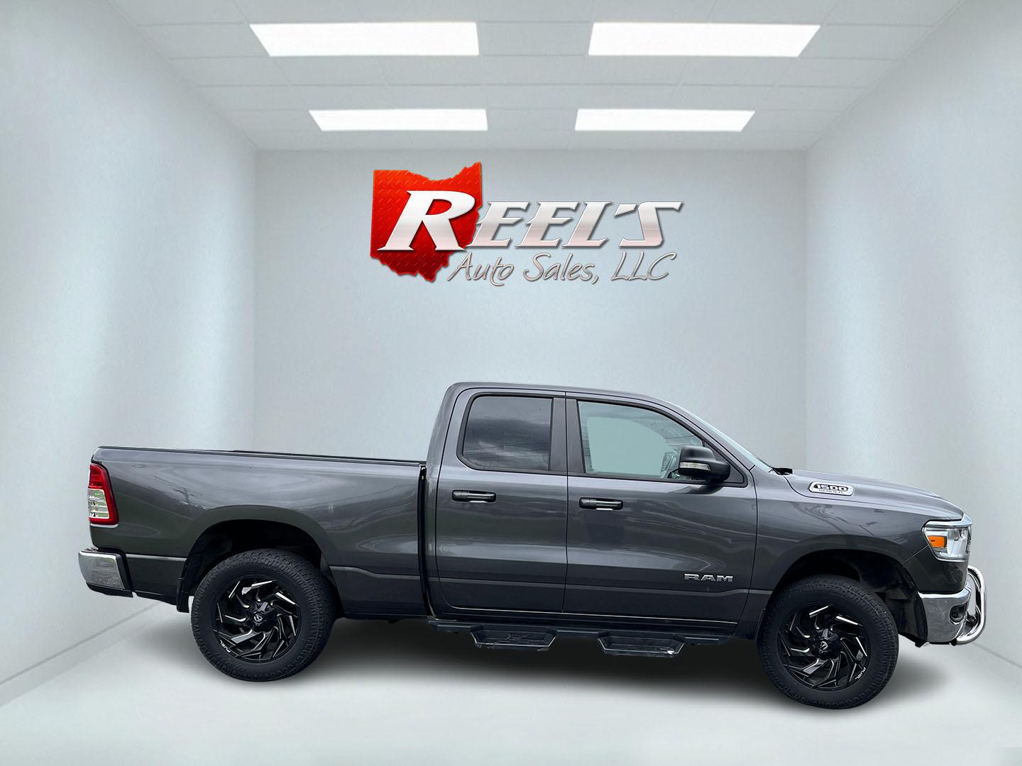 2021 Gray /Black RAM 1500 Big Horn Quad Cab 4WD (1C6SRFBT1MN) with an 5.7L V8 OHV 16V engine, Automatc transmission, located at 11115 Chardon Rd. , Chardon, OH, 44024, (440) 214-9705, 41.580246, -81.241943 - 2021 Ram 1500 Big Horn Quad Cab 4WD – HEMI Strength with Real Towing Capability This is a truck built to earn its keep. The 2021 Ram 1500 Big Horn Quad Cab 4WD pairs the proven 5.7L HEMI V8 with an 8-speed automatic, 3.21 gearing, and on-demand 4WD to deliver a strong 8,310 lb towing capacity. It- Photo#5