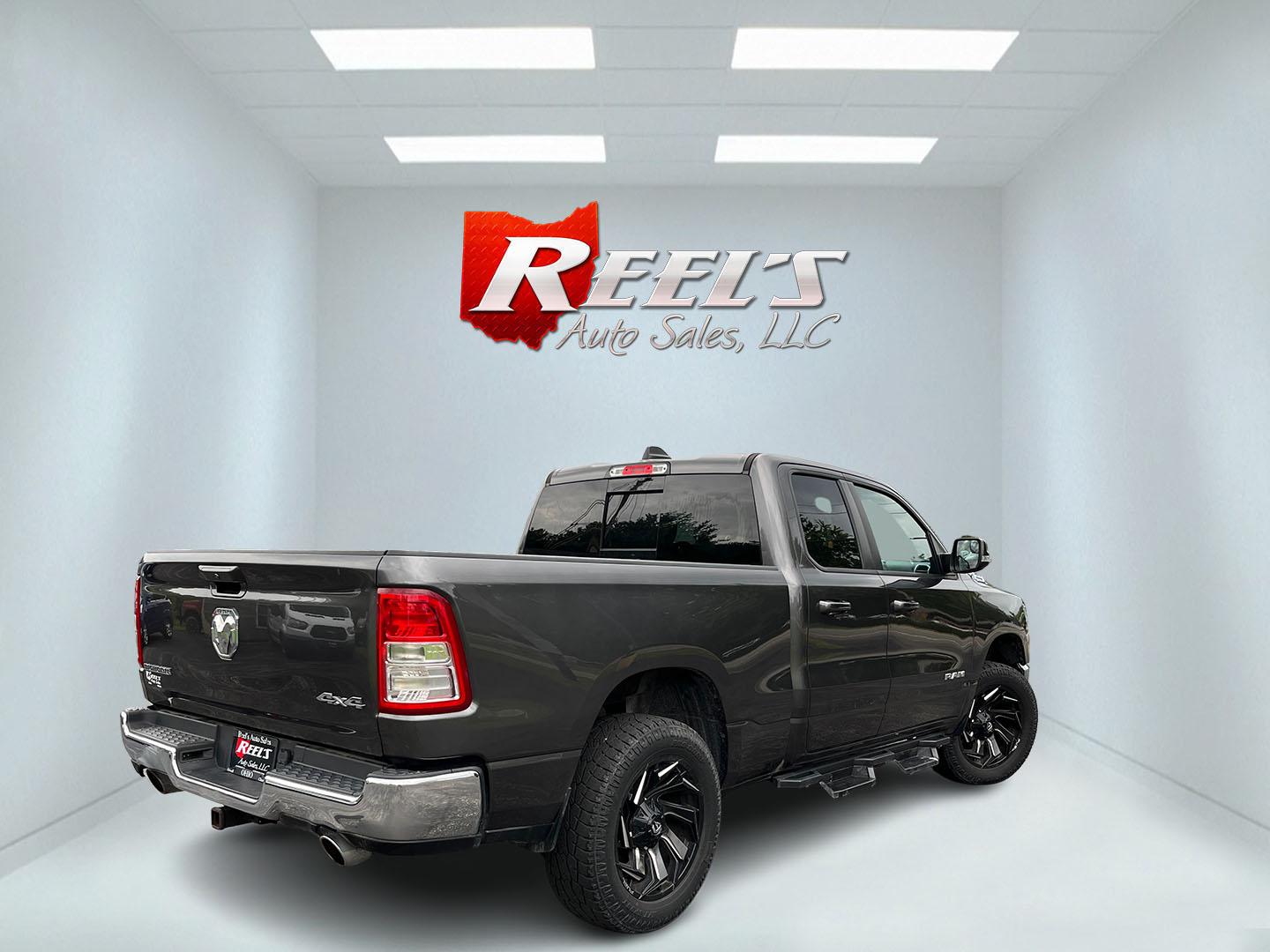 2021 Gray /Black RAM 1500 Big Horn Quad Cab 4WD (1C6SRFBT1MN) with an 5.7L V8 OHV 16V engine, Automatc transmission, located at 11115 Chardon Rd. , Chardon, OH, 44024, (440) 214-9705, 41.580246, -81.241943 - 2021 Ram 1500 Big Horn Quad Cab 4WD – HEMI Strength with Real Towing Capability This is a truck built to earn its keep. The 2021 Ram 1500 Big Horn Quad Cab 4WD pairs the proven 5.7L HEMI V8 with an 8-speed automatic, 3.21 gearing, and on-demand 4WD to deliver a strong 8,310 lb towing capacity. It- Photo#6