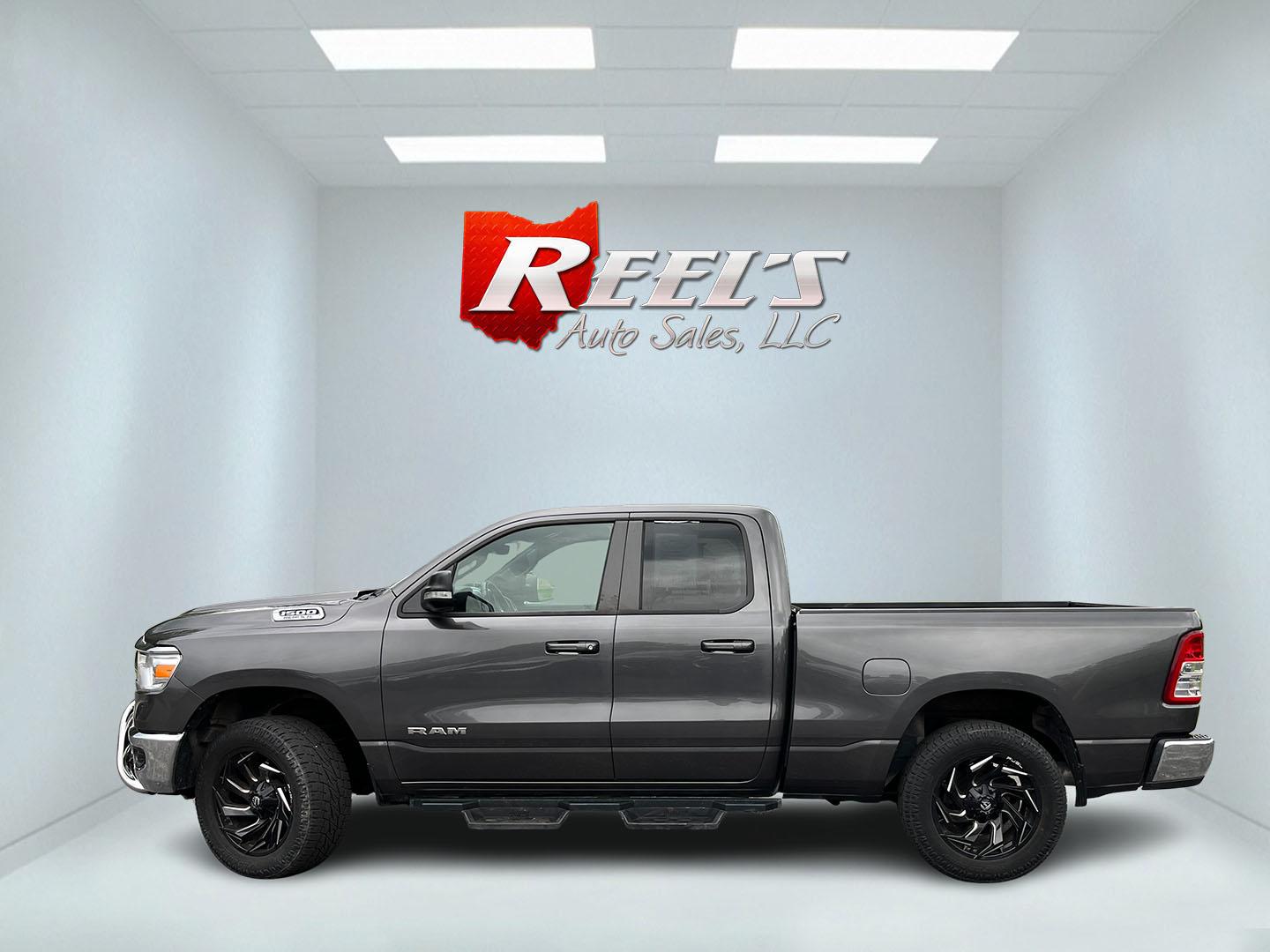 2021 Gray /Black RAM 1500 Big Horn Quad Cab 4WD (1C6SRFBT1MN) with an 5.7L V8 OHV 16V engine, Automatc transmission, located at 11115 Chardon Rd. , Chardon, OH, 44024, (440) 214-9705, 41.580246, -81.241943 - 2021 Ram 1500 Big Horn Quad Cab 4WD – HEMI Strength with Real Towing Capability This is a truck built to earn its keep. The 2021 Ram 1500 Big Horn Quad Cab 4WD pairs the proven 5.7L HEMI V8 with an 8-speed automatic, 3.21 gearing, and on-demand 4WD to deliver a strong 8,310 lb towing capacity. It- Photo#11