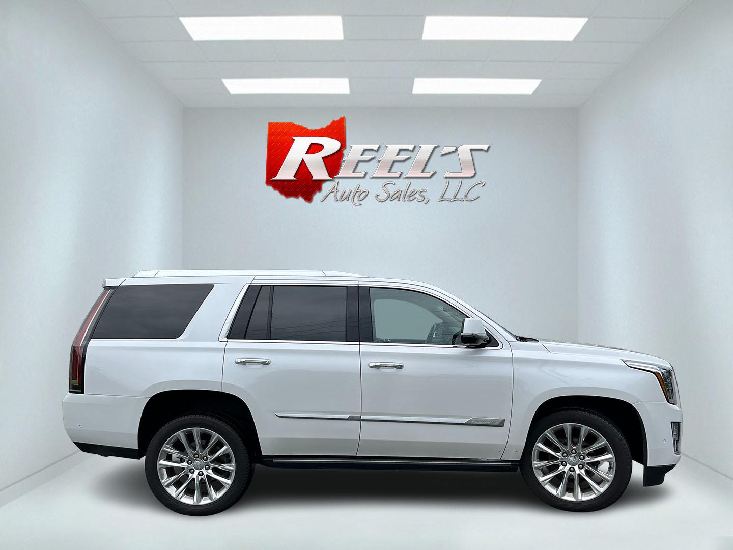 2020 White /White Cadillac Escalade Premium Luxury 4WD (1GYS4CKJ3LR) with an 6.2L V8 OHV 16V engine, Automatc transmission, located at 11115 Chardon Rd. , Chardon, OH, 44024, (440) 214-9705, 41.580246, -81.241943 - 2020 Cadillac Escalade Premium Luxury 4WD – Flagship Presence with Quiet Confidence Some SUVs are bought for space. This one is bought because it makes an impression the moment it arrives. The 2020 Cadillac Escalade Premium Luxury 4WD carries the kind of presence that still turns heads — long,- Photo#5