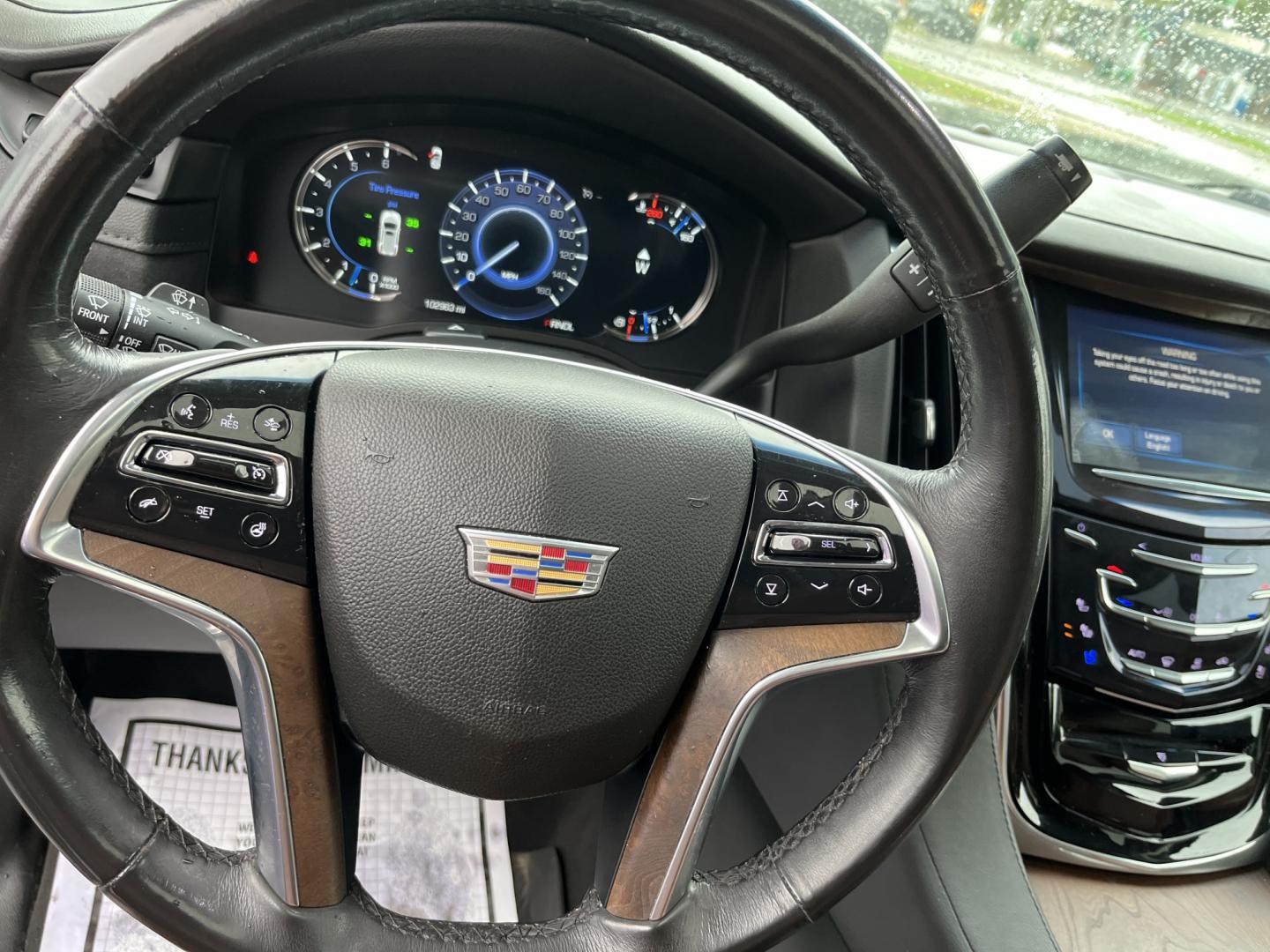 2019 Black /Brown Cadillac Escalade ESV Premium 4WD (1GYS4JKJ3KR) with an 6.2L V8 OHV 16V engine, Automatc transmission, located at 11115 Chardon Rd. , Chardon, OH, 44024, (440) 214-9705, 41.580246, -81.241943 - 2019 Cadillac Escalade ESV Premium Luxury 4WD – Extended Luxury with Flagship Presence and One Owner Carfax This is the Escalade for buyers who want the look, the space, and the statement. The 2019 Cadillac Escalade ESV Premium Luxury 4WD stretches the formula into a longer, more commanding packa- Photo#20