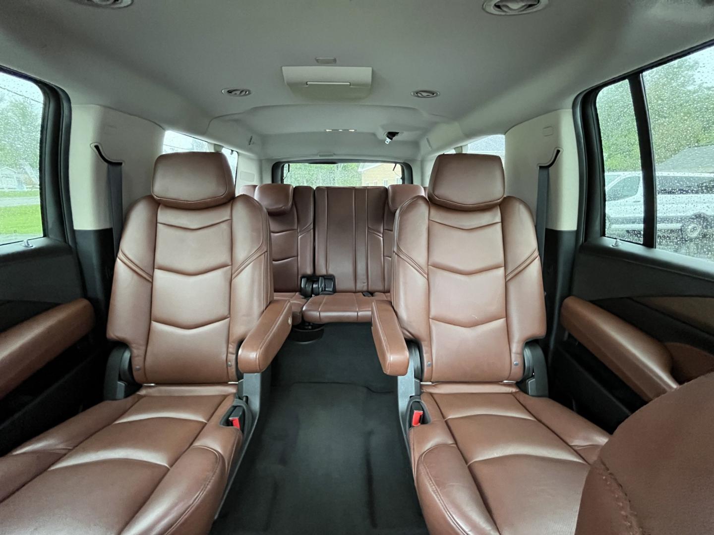 2019 Black /Brown Cadillac Escalade ESV Premium 4WD (1GYS4JKJ3KR) with an 6.2L V8 OHV 16V engine, Automatc transmission, located at 11115 Chardon Rd. , Chardon, OH, 44024, (440) 214-9705, 41.580246, -81.241943 - 2019 Cadillac Escalade ESV Premium Luxury 4WD – Extended Luxury with Flagship Presence and One Owner Carfax This is the Escalade for buyers who want the look, the space, and the statement. The 2019 Cadillac Escalade ESV Premium Luxury 4WD stretches the formula into a longer, more commanding packa- Photo#27