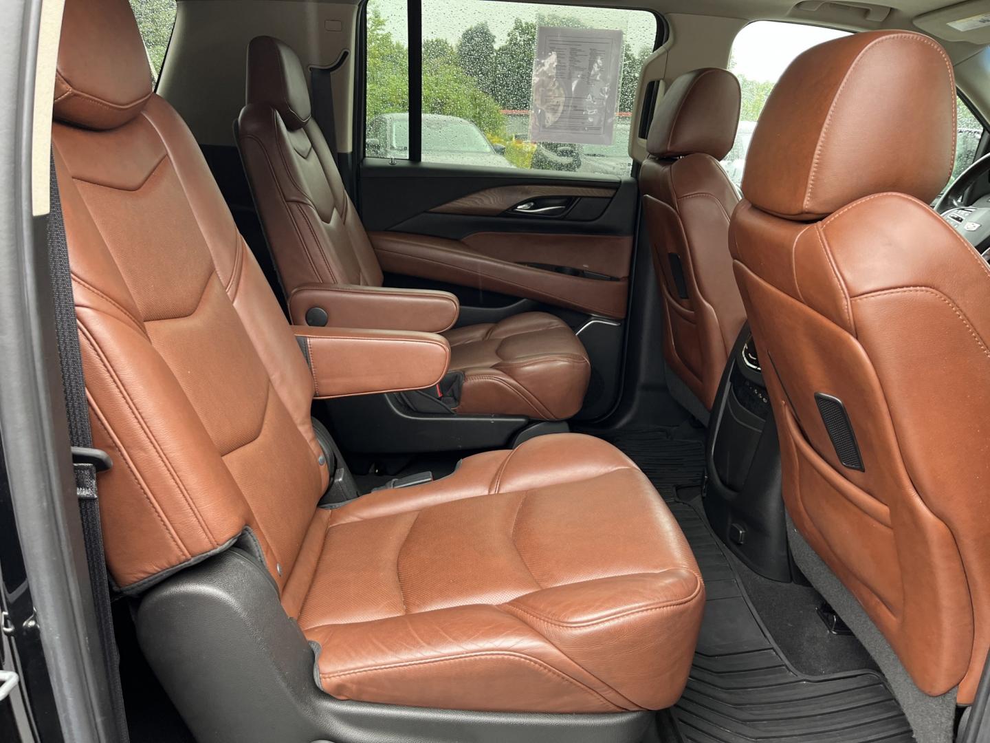 2019 Black /Brown Cadillac Escalade ESV Premium 4WD (1GYS4JKJ3KR) with an 6.2L V8 OHV 16V engine, Automatc transmission, located at 11115 Chardon Rd. , Chardon, OH, 44024, (440) 214-9705, 41.580246, -81.241943 - 2019 Cadillac Escalade ESV Premium Luxury 4WD – Extended Luxury with Flagship Presence and One Owner Carfax This is the Escalade for buyers who want the look, the space, and the statement. The 2019 Cadillac Escalade ESV Premium Luxury 4WD stretches the formula into a longer, more commanding packa- Photo#37