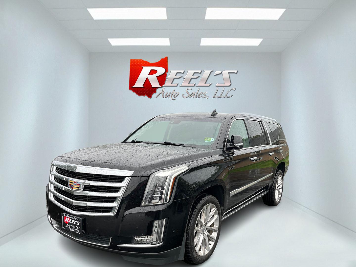 2019 Black /Brown Cadillac Escalade ESV Premium 4WD (1GYS4JKJ3KR) with an 6.2L V8 OHV 16V engine, Automatc transmission, located at 11115 Chardon Rd. , Chardon, OH, 44024, (440) 214-9705, 41.580246, -81.241943 - 2019 Cadillac Escalade ESV Premium Luxury 4WD – Extended Luxury with Flagship Presence and One Owner Carfax This is the Escalade for buyers who want the look, the space, and the statement. The 2019 Cadillac Escalade ESV Premium Luxury 4WD stretches the formula into a longer, more commanding packa- Photo#0