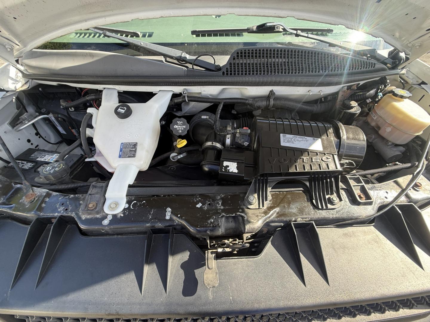 2017 White /Gray Chevrolet Express LS 2500 (1GAWGEFF5H1) with an 4.8L V8 FFV engine, Automatic transmission, located at 547 E. Main St., Orwell, OH, 44076, (440) 437-5893, 41.535435, -80.847855 - 2017 Chevrolet Express G2500 LS Wagon – 12-Passenger Room Built for Large Families If you need to move a lot of people comfortably and reliably, this 2017 Chevrolet Express G2500 LS Wagon is built for that job. With 12-passenger seating, it is an excellent fit for large families and Amish-country- Photo#6