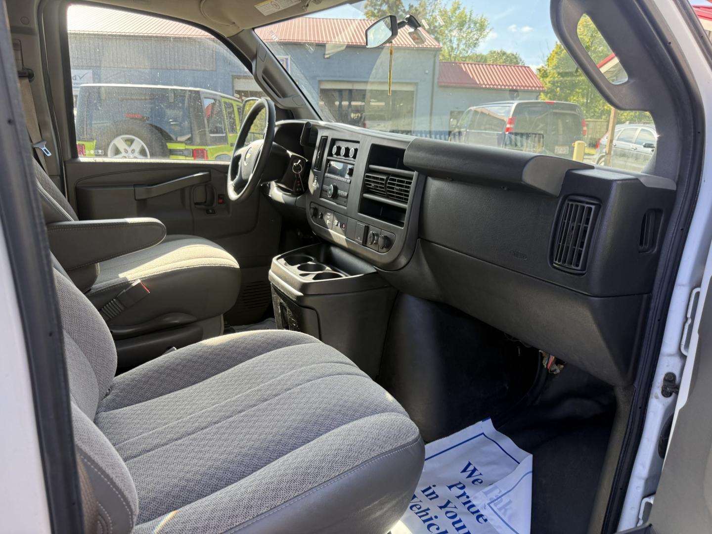 2017 White /Gray Chevrolet Express LS 2500 (1GAWGEFF5H1) with an 4.8L V8 FFV engine, Automatic transmission, located at 547 E. Main St., Orwell, OH, 44076, (440) 437-5893, 41.535435, -80.847855 - 2017 Chevrolet Express G2500 LS Wagon – 12-Passenger Room Built for Large Families If you need to move a lot of people comfortably and reliably, this 2017 Chevrolet Express G2500 LS Wagon is built for that job. With 12-passenger seating, it is an excellent fit for large families and Amish-country- Photo#33