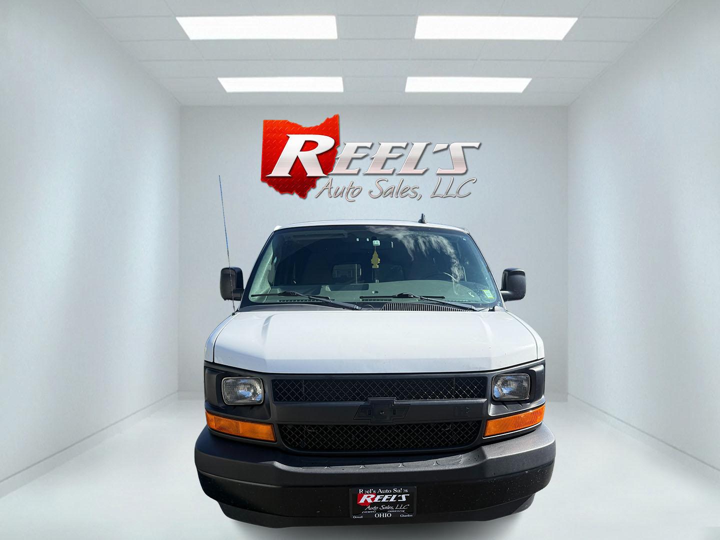 2017 White /Gray Chevrolet Express LS 2500 (1GAWGEFF5H1) with an 4.8L V8 FFV engine, Automatic transmission, located at 547 E. Main St., Orwell, OH, 44076, (440) 437-5893, 41.535435, -80.847855 - 2017 Chevrolet Express G2500 LS Wagon – 12-Passenger Room Built for Large Families If you need to move a lot of people comfortably and reliably, this 2017 Chevrolet Express G2500 LS Wagon is built for that job. With 12-passenger seating, it is an excellent fit for large families and Amish-country- Photo#1