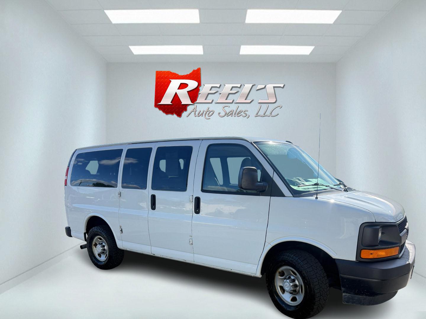 2017 White /Gray Chevrolet Express LS 2500 (1GAWGEFF5H1) with an 4.8L V8 FFV engine, Automatic transmission, located at 547 E. Main St., Orwell, OH, 44076, (440) 437-5893, 41.535435, -80.847855 - 2017 Chevrolet Express G2500 LS Wagon – 12-Passenger Room Built for Large Families If you need to move a lot of people comfortably and reliably, this 2017 Chevrolet Express G2500 LS Wagon is built for that job. With 12-passenger seating, it is an excellent fit for large families and Amish-country- Photo#3