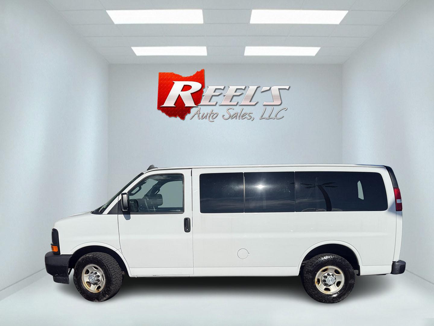 2017 White /Gray Chevrolet Express LS 2500 (1GAWGEFF5H1) with an 4.8L V8 FFV engine, Automatic transmission, located at 547 E. Main St., Orwell, OH, 44076, (440) 437-5893, 41.535435, -80.847855 - 2017 Chevrolet Express G2500 LS Wagon – 12-Passenger Room Built for Large Families If you need to move a lot of people comfortably and reliably, this 2017 Chevrolet Express G2500 LS Wagon is built for that job. With 12-passenger seating, it is an excellent fit for large families and Amish-country- Photo#27