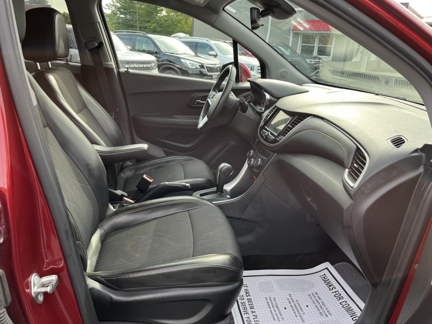 2018 Red /Black Chevrolet Trax LT AWD (3GNCJPSB8JL) with an 1.4L I4 DOHC 16V Turbo engine, Automatc transmission, located at 547 E. Main St., Orwell, OH, 44076, (440) 437-5893, 41.535435, -80.847855 - 2018 Chevrolet Trax LT AWD – Compact, Efficient, and Ready for Everyday Driving If you want a smaller SUV that is easy to park, efficient, and confident in changing weather, this 2018 Chevrolet Trax LT AWD is a practical choice. The 1.4L Turbocharged EcoTec engine and 6-speed automatic deliver re- Photo#33