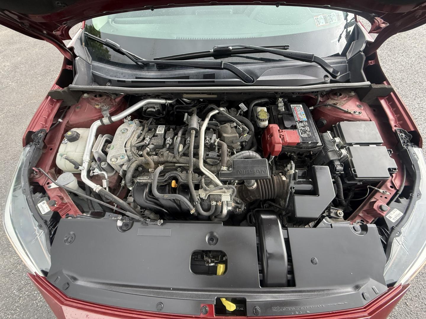 2020 Red /Black Nissan Sentra SV (3N1AB8CV2LY) with an 2.0L I4 SFI DOHC 16V engine, Automatic transmission, located at 11115 Chardon Rd. , Chardon, OH, 44024, (440) 214-9705, 41.580246, -81.241943 - 2020 Nissan Sentra SV – Efficient Daily Driver with Modern Safety and One-Owner History If you want a compact sedan that is easy on fuel and easy to live with, this 2020 Nissan Sentra SV is a strong option. The 2.0L engine delivers a standout 39 MPG highway and 33 MPG combined, while ECO Mode and- Photo#5