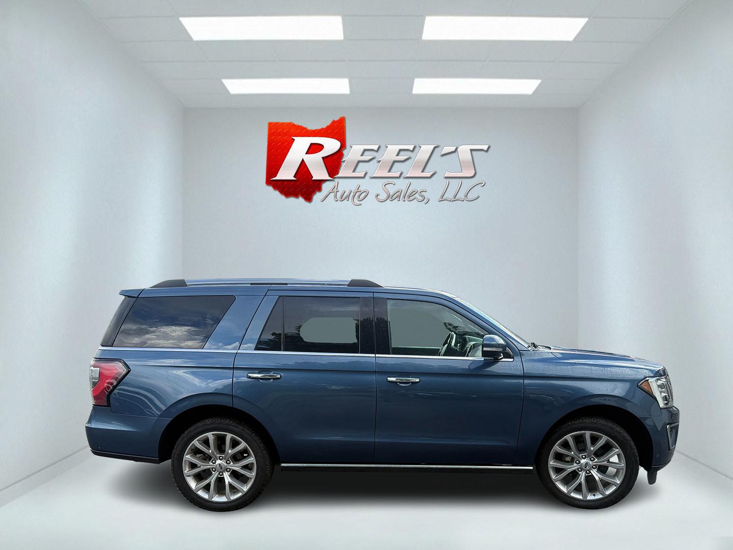 2018 Blue /Black Ford Expedition Limited 4WD (1FMJU2AT5JE) with an 3.5L V6 DOHC 24V Twin Turbo engine, Automatic transmission, located at 547 E. Main St., Orwell, OH, 44076, (440) 437-5893, 41.535435, -80.847855 - 2018 Ford Expedition Limited 4WD – Full-Size Family Luxury with Twin-Turbo Power This 2018 Ford Expedition Limited 4WD is built for families who want space, comfort, and a more upscale presence. Finished in Blue Metallic and riding on 22" wheels, with full LED exterior lighting, it has the look o- Photo#30